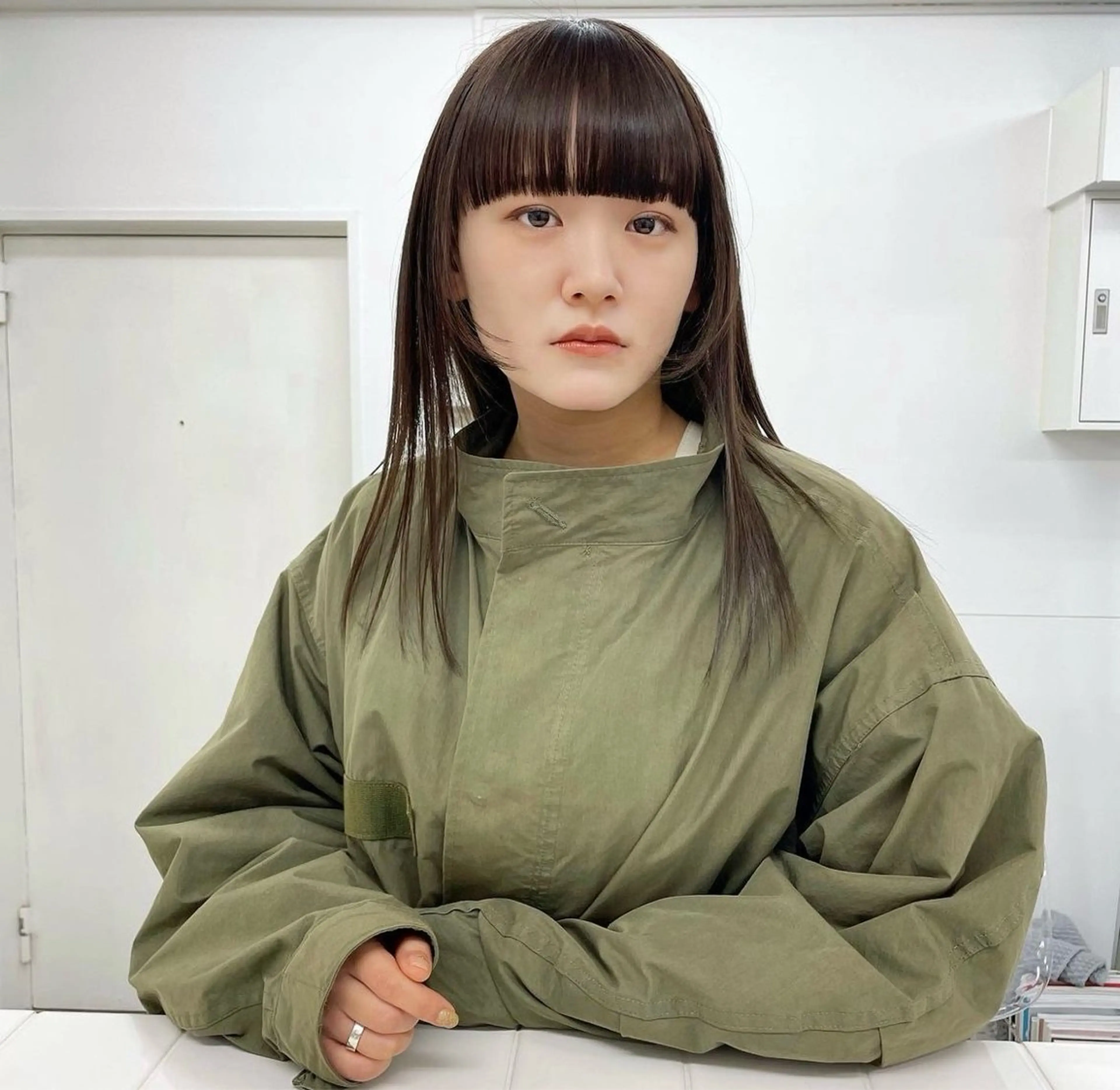 ロング カラー Saaya/レイヤー /ブリーチ/ブロンドのヘアスタイル