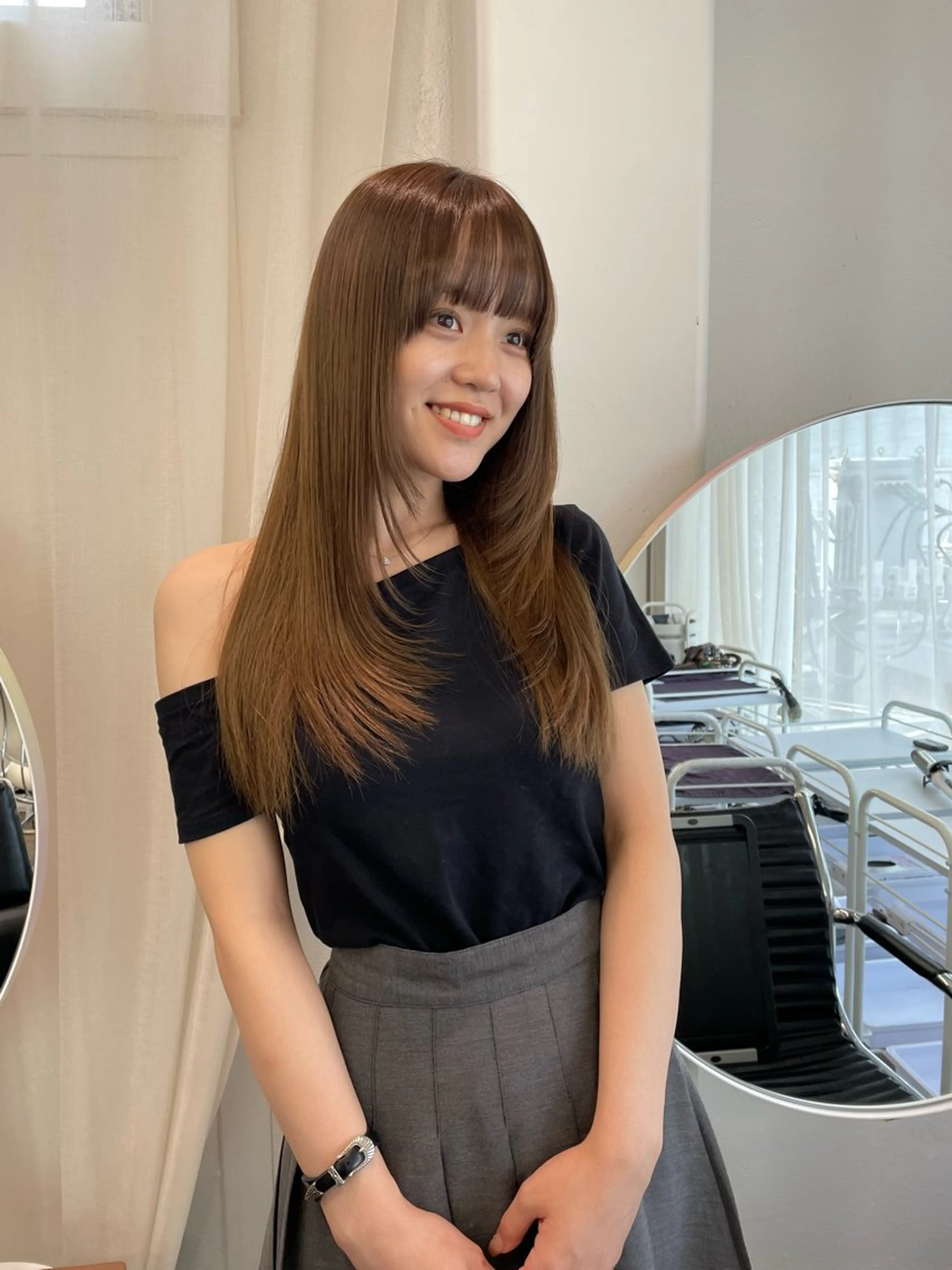 ロング カラー カット トリートメント レイヤーカット🎀 kanaのヘアスタイル