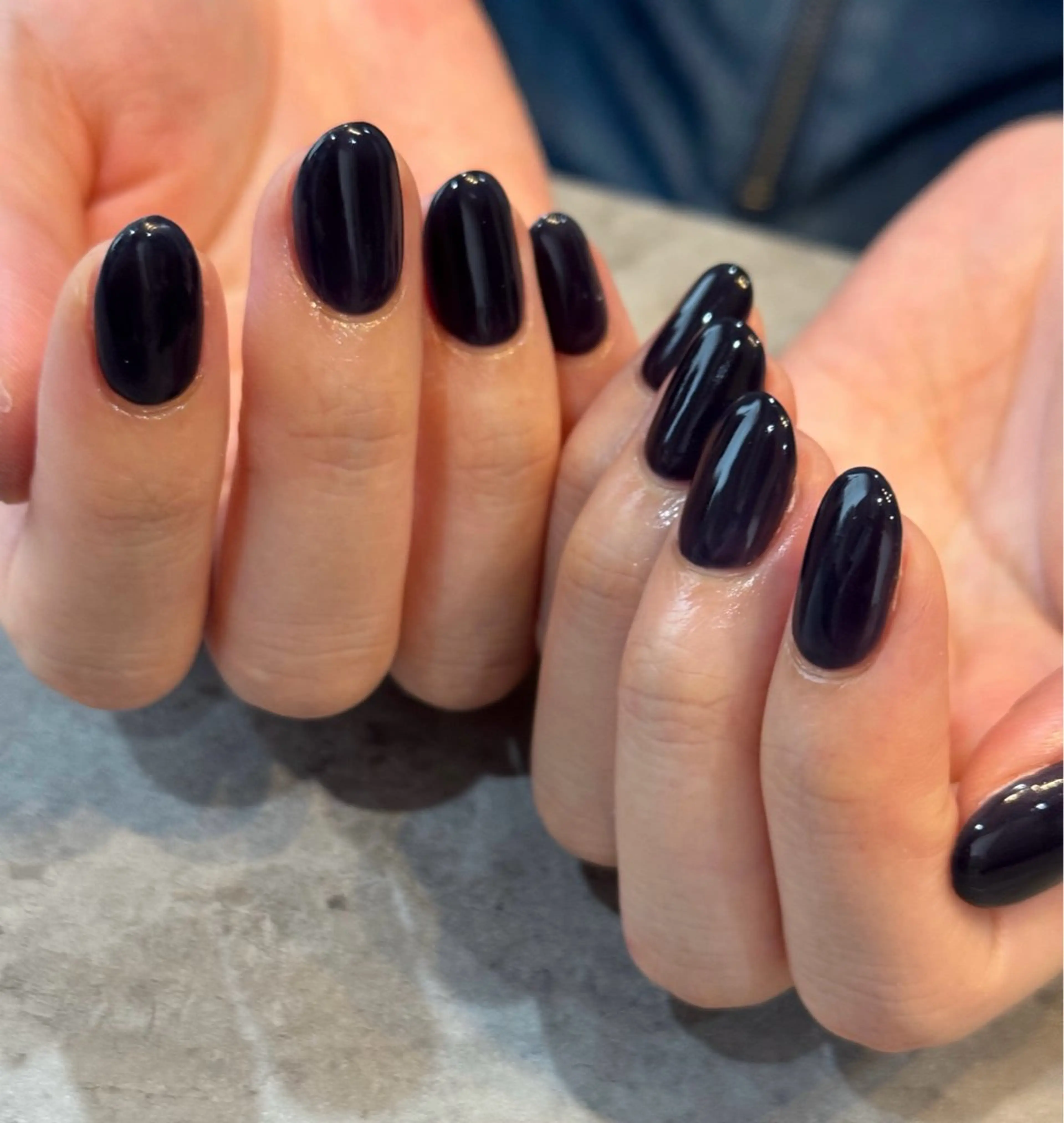 ネイル ネイビー ハンドネイル Blé nailのネイルデザイン