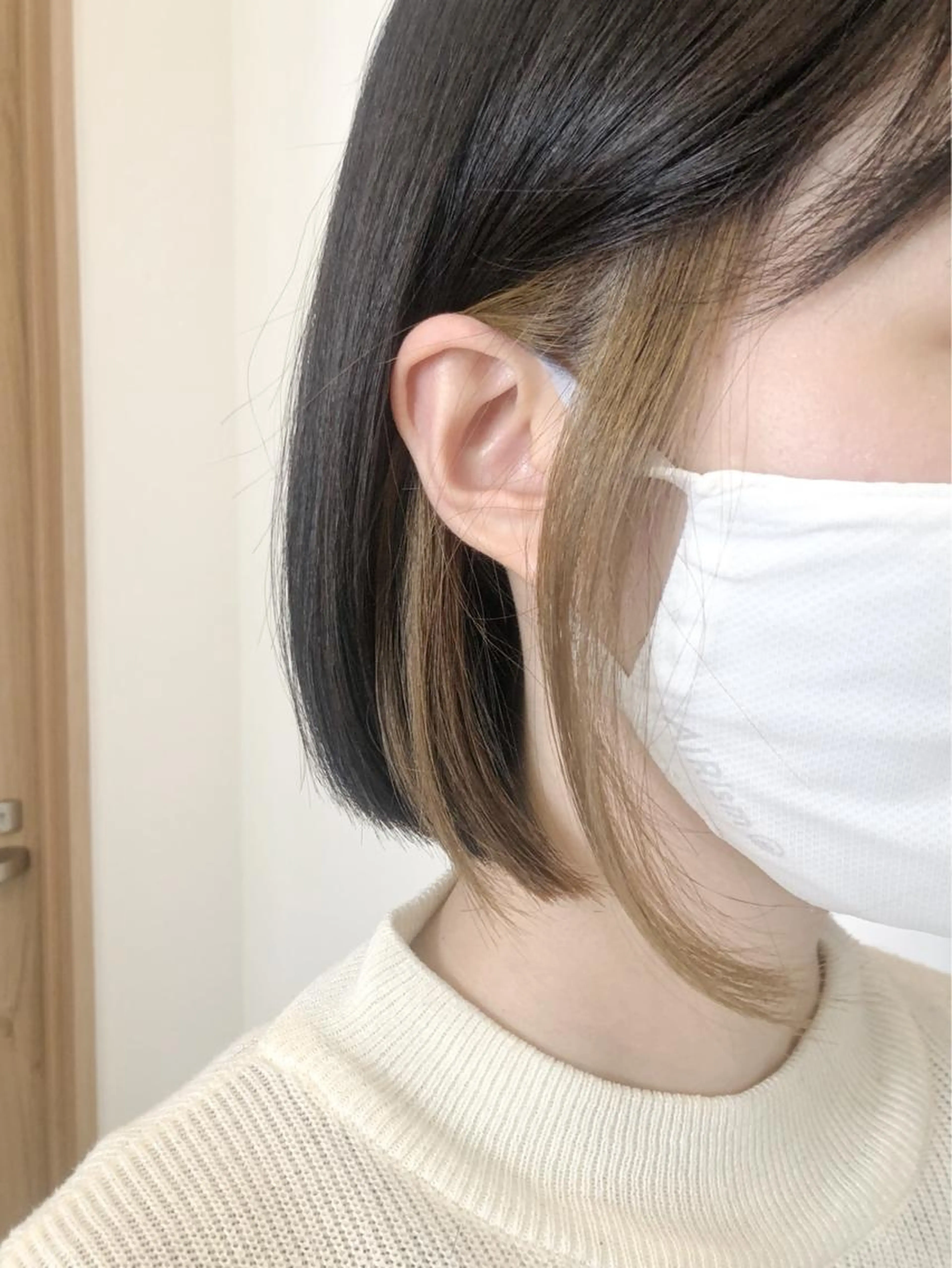 🌞限定クーポン🌞《イヤリングカラーorフェイスフレーミングorインナーカラー》+cut+今話題の髪質改善Tr✂️の写真