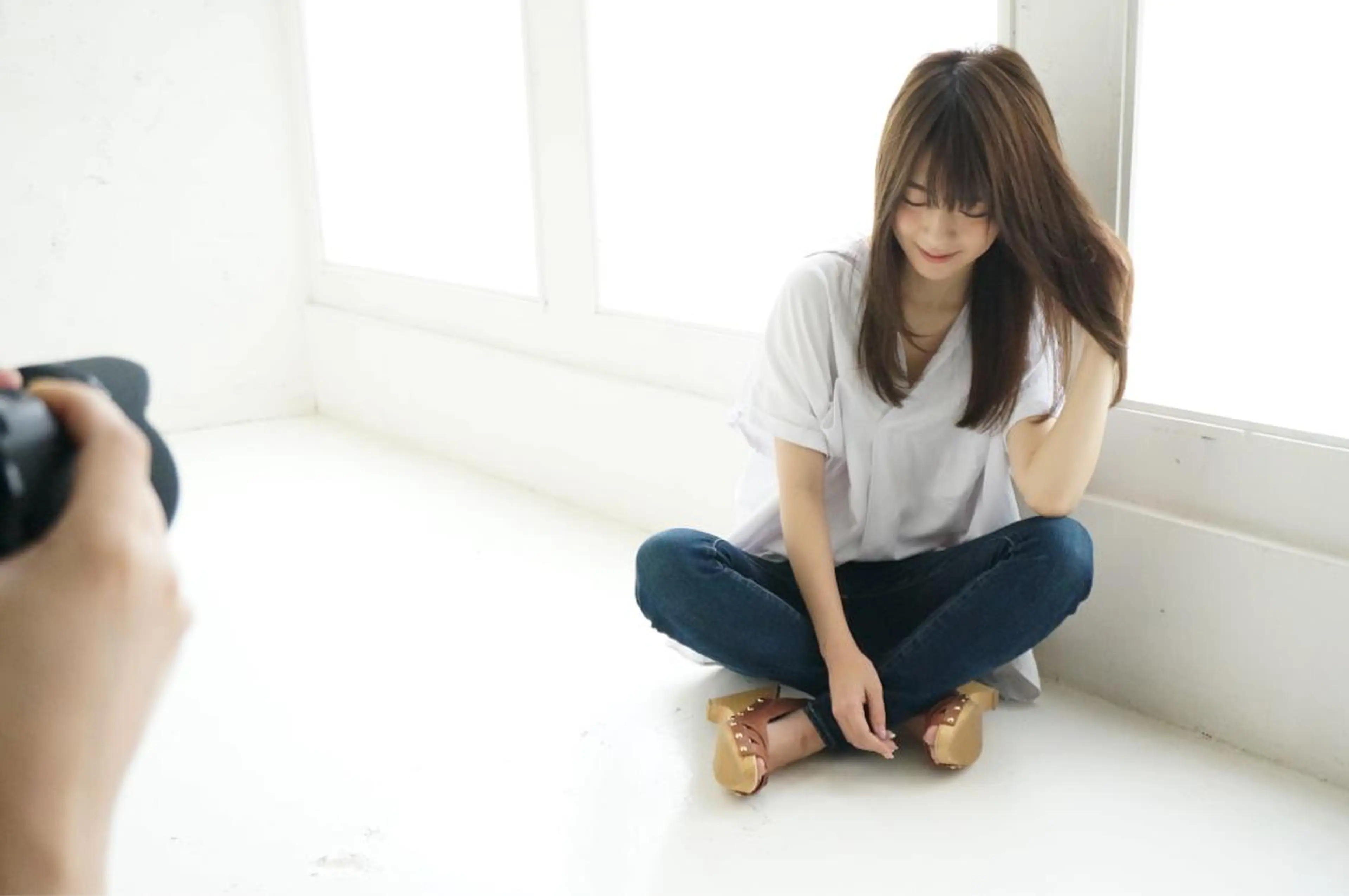 ロング カラー 瀬尾 加寿馬のヘアスタイル