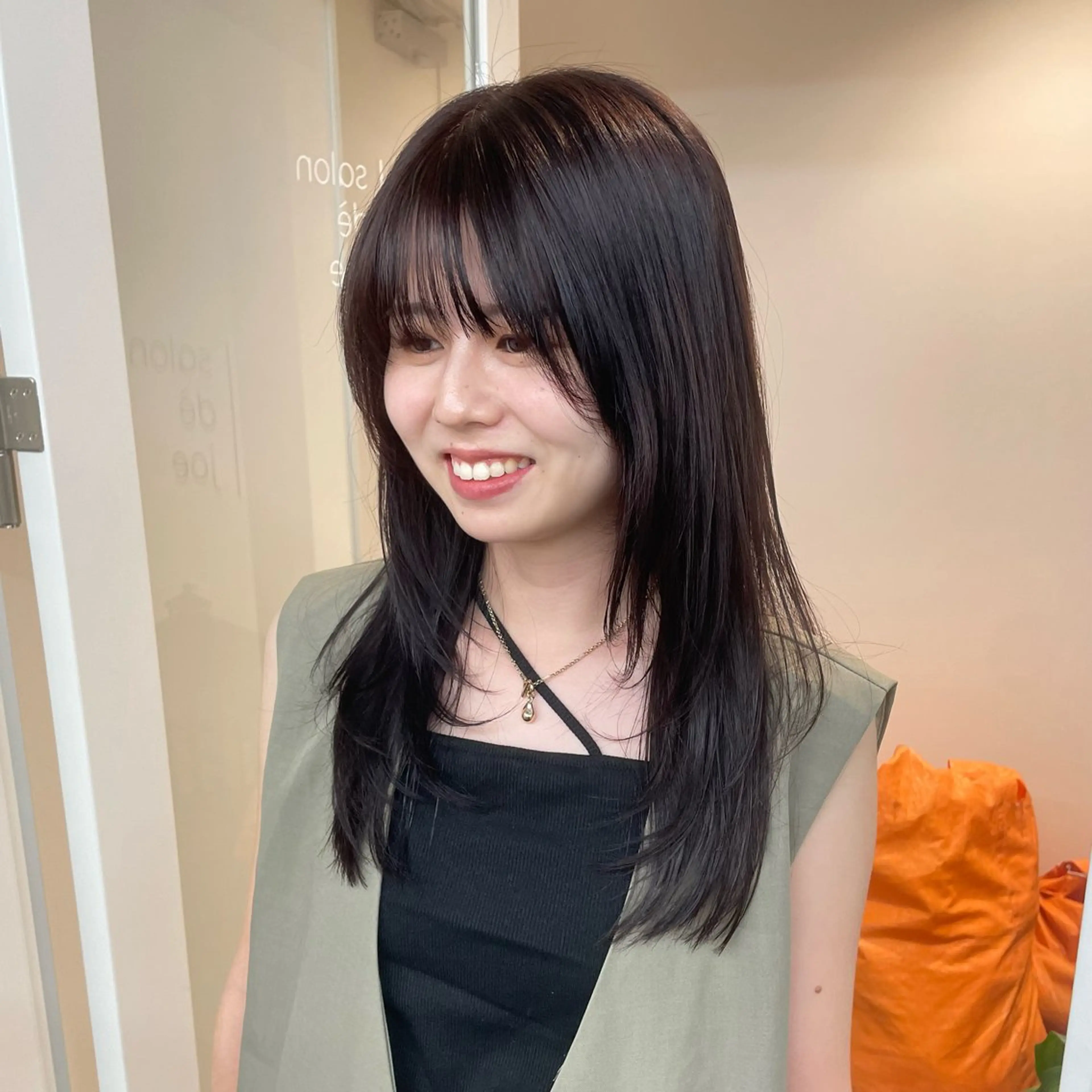 ロング カット ヘアカラー トリートメント miwa/ボブパーマ /モードボブのヘアスタイル