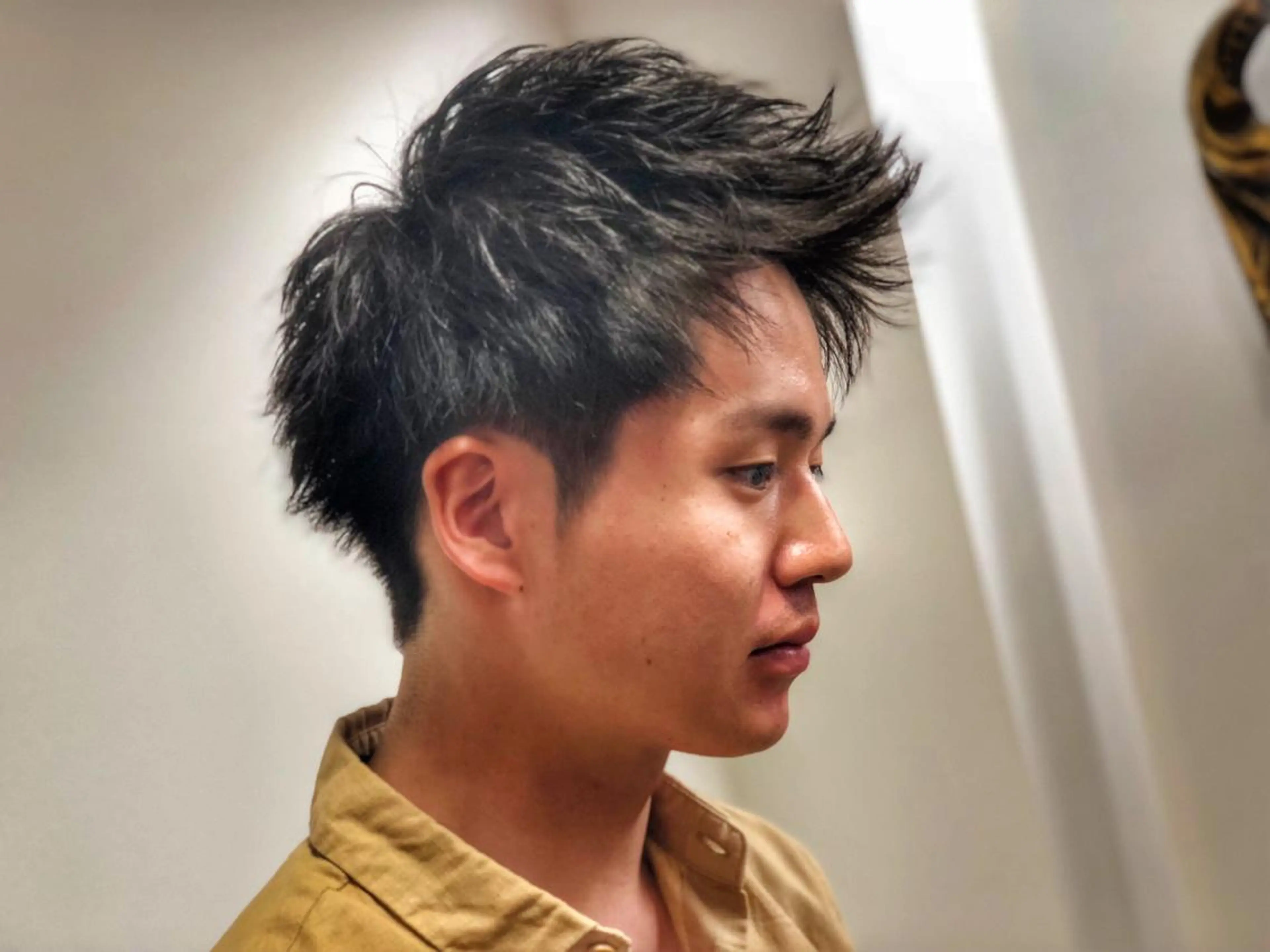 ショート カラー パーマ メンズ 美髪矯正 Rioのヘアスタイル