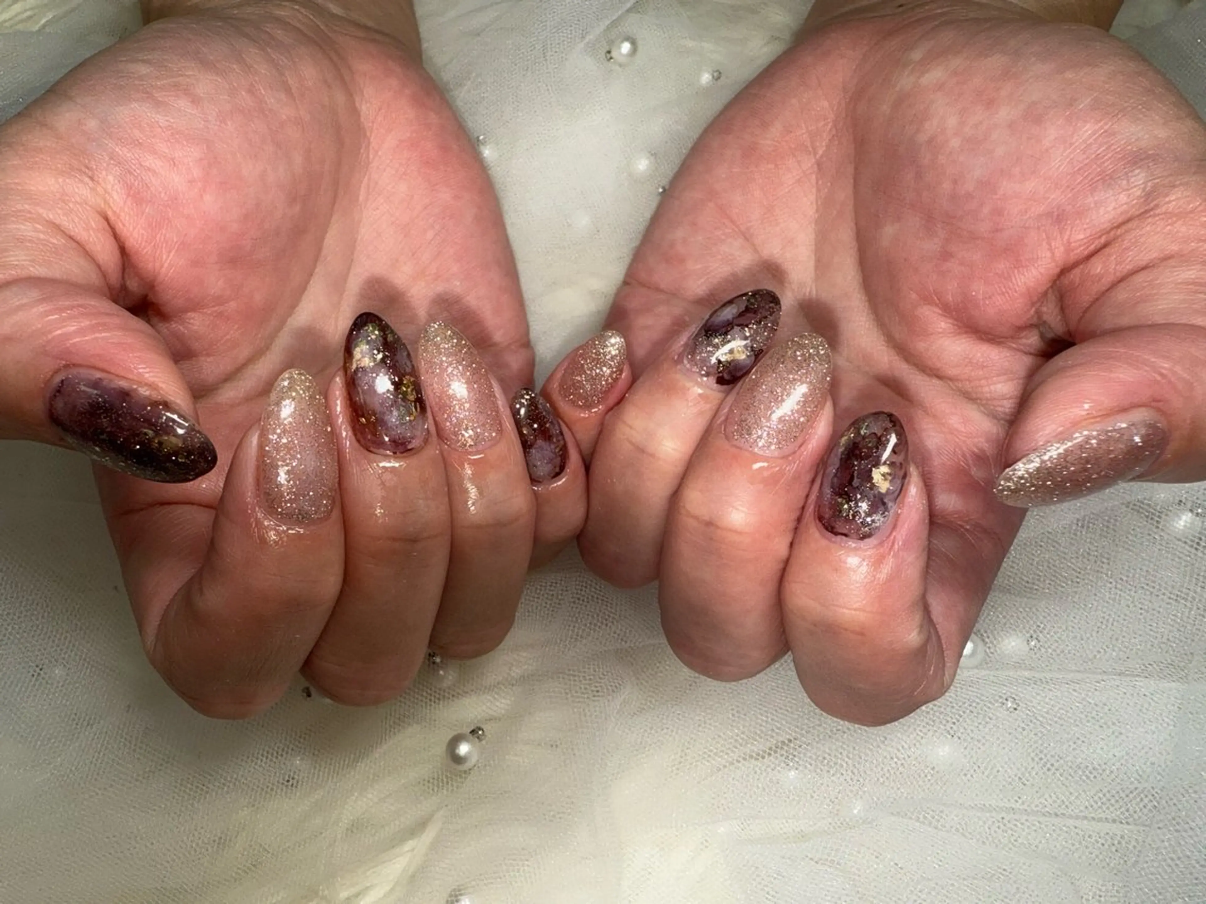 ネイル ニュアンスネイル ハンドネイル Ruana Nailのネイルデザイン