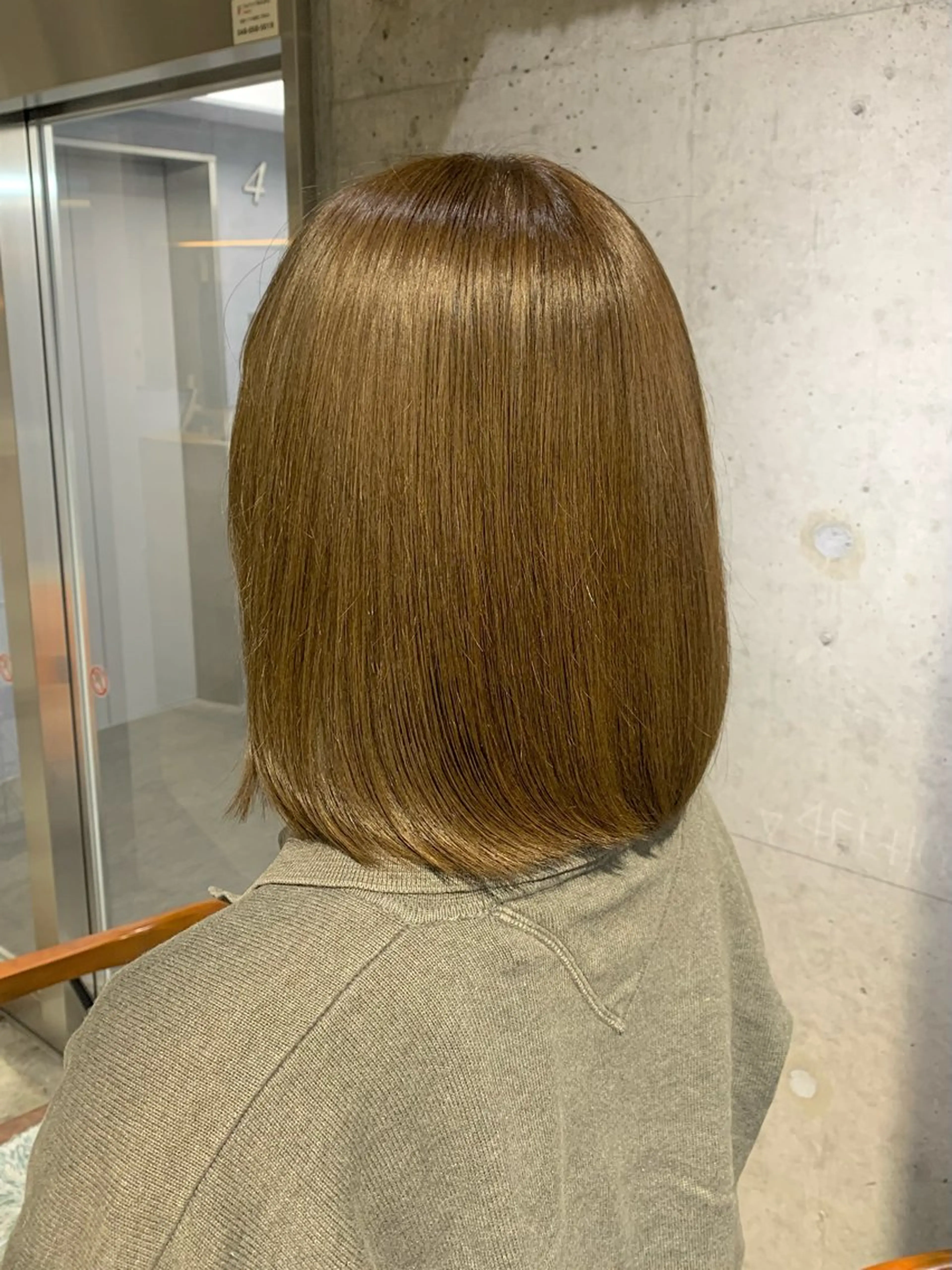 ショート カラー ヘアアレンジ ヘアカラー トリートメント 顔まわり/艶カラー/ 🤎himari🤎のヘアスタイル