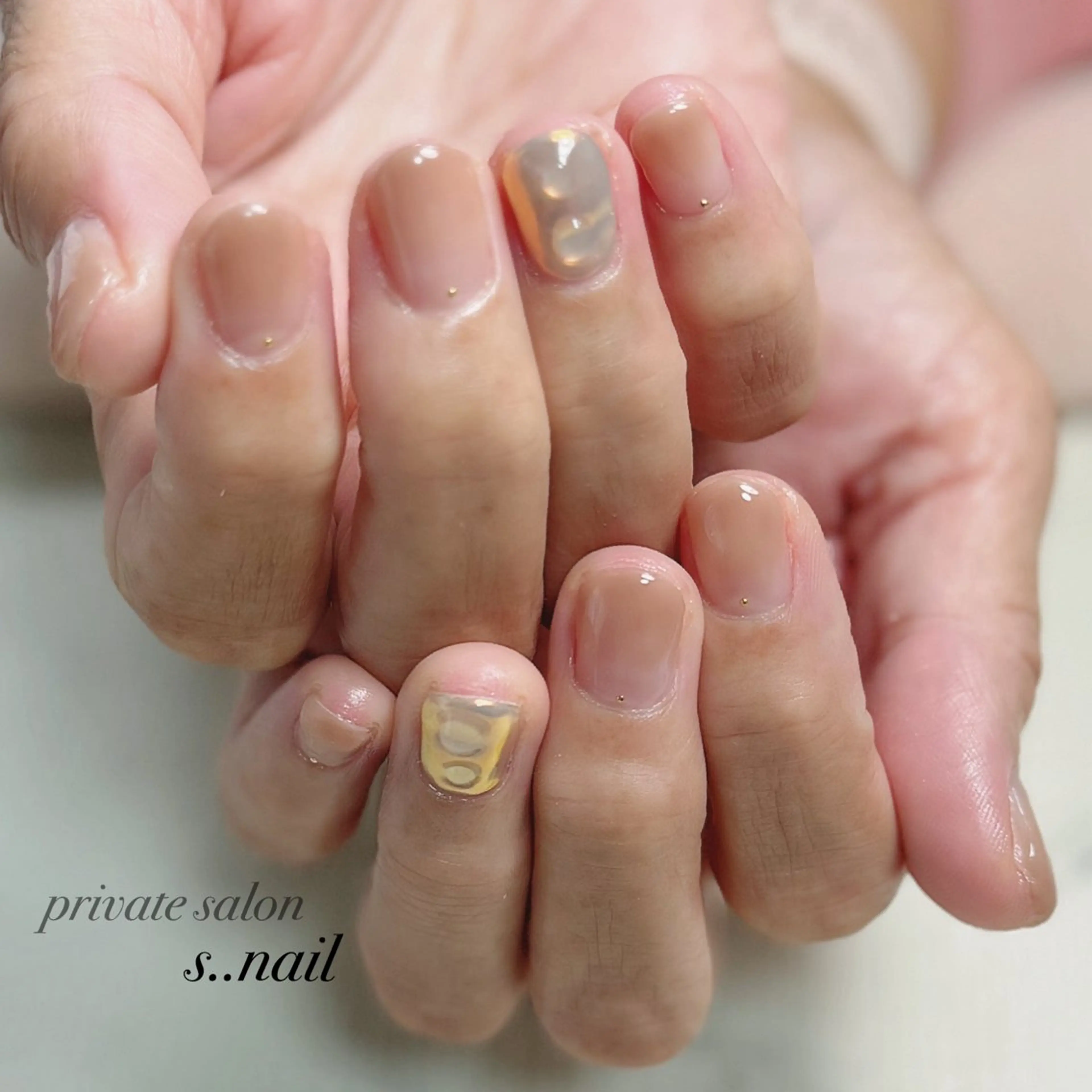 ネイル シンプルネイル ハンドネイル フットネイル s..nail / MORITAのネイルデザイン