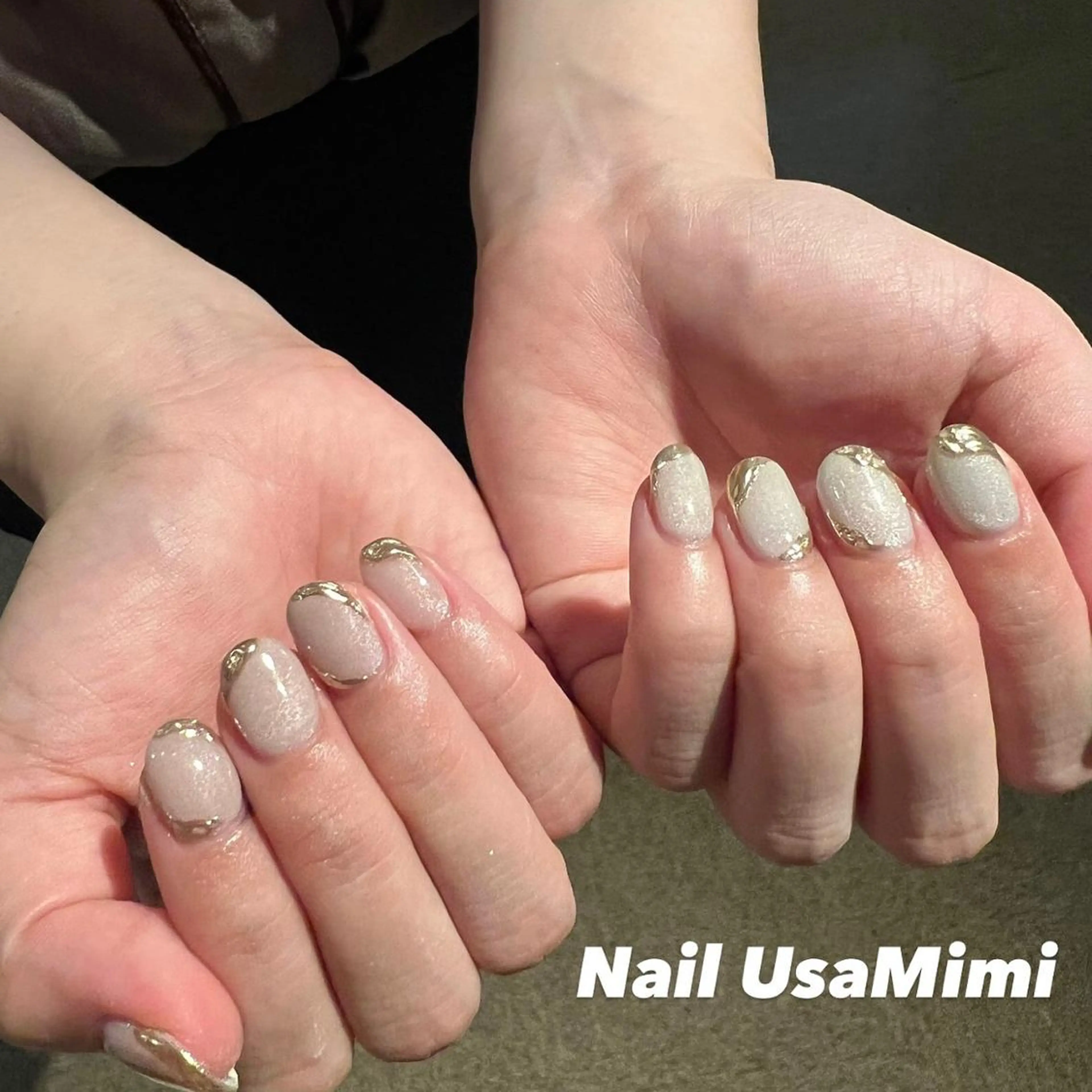 ネイル クリアネイル フットネイル ジェルネイル マグネットネイル 持ち込み 本町ネイルNail UsaMimiのネイルデザイン