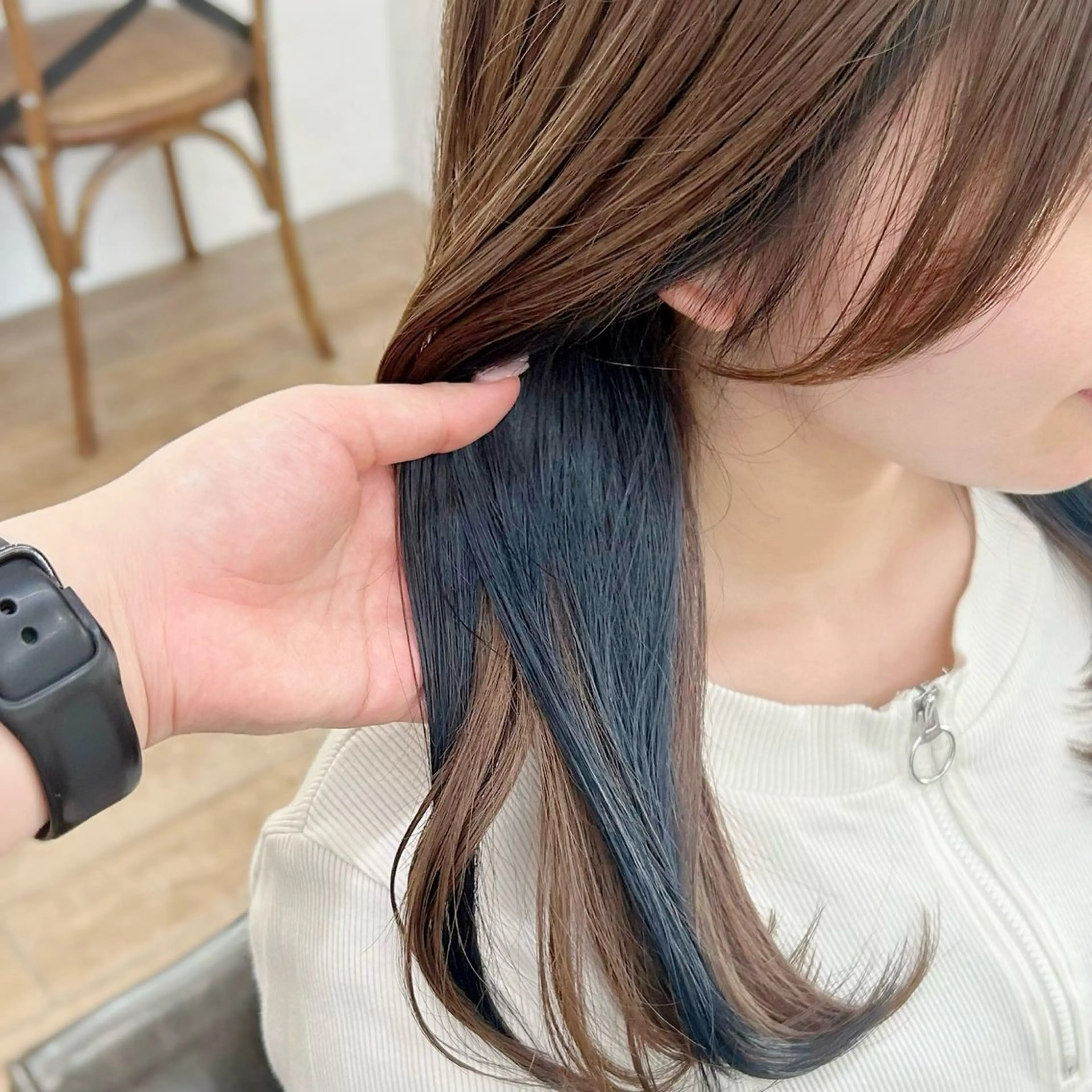 🍒インナーカラー🍒➕全体カラー➕カット✂️)の写真