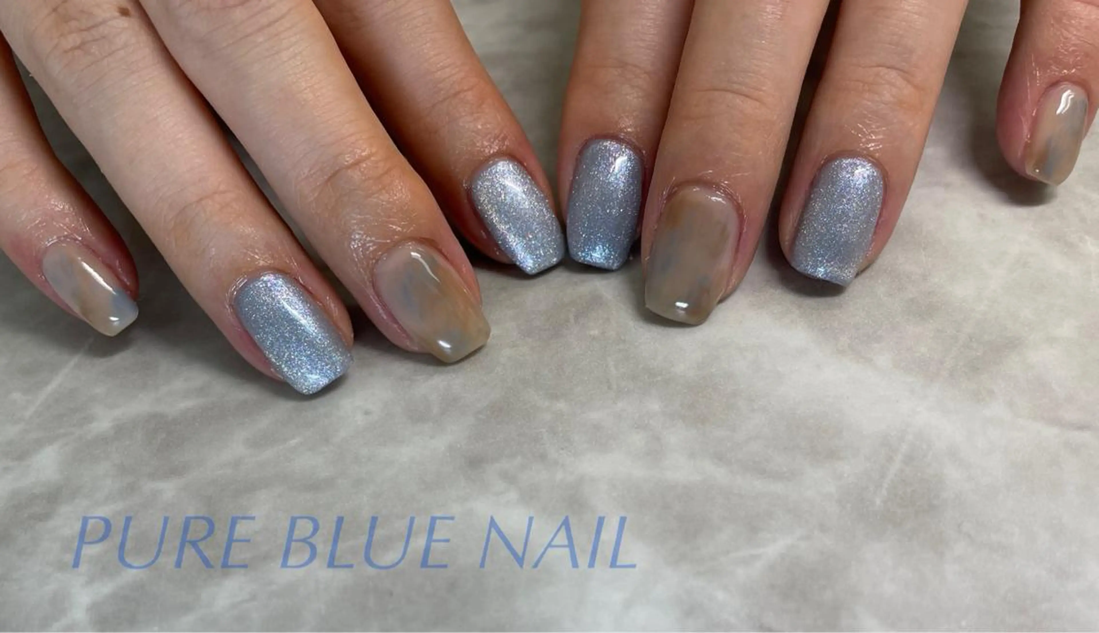 ネイル PURE BLUE NAILのネイルデザイン