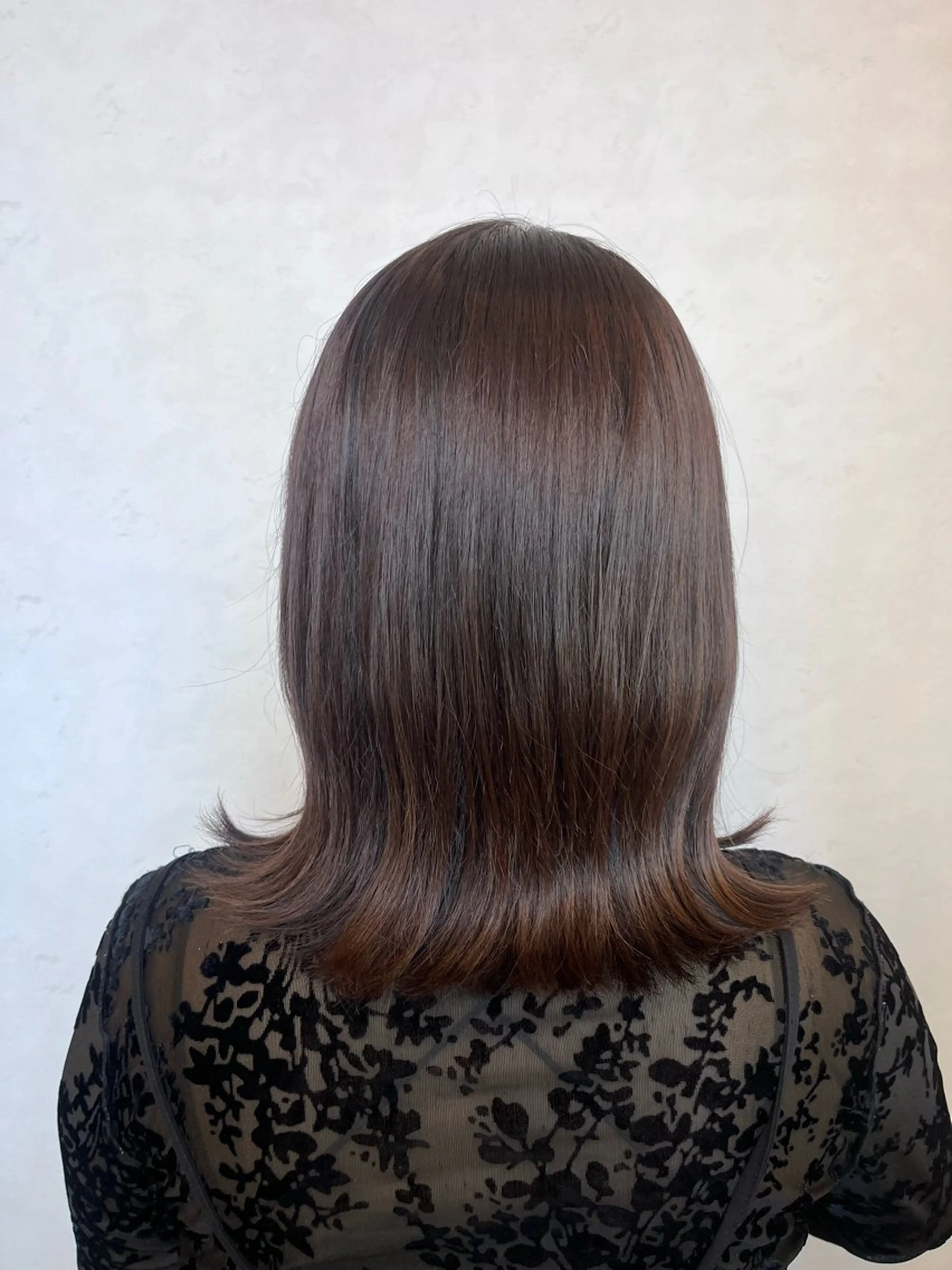 ミディアム 北島 遥香🫧インナ ー /ベージュカラーのヘアスタイル