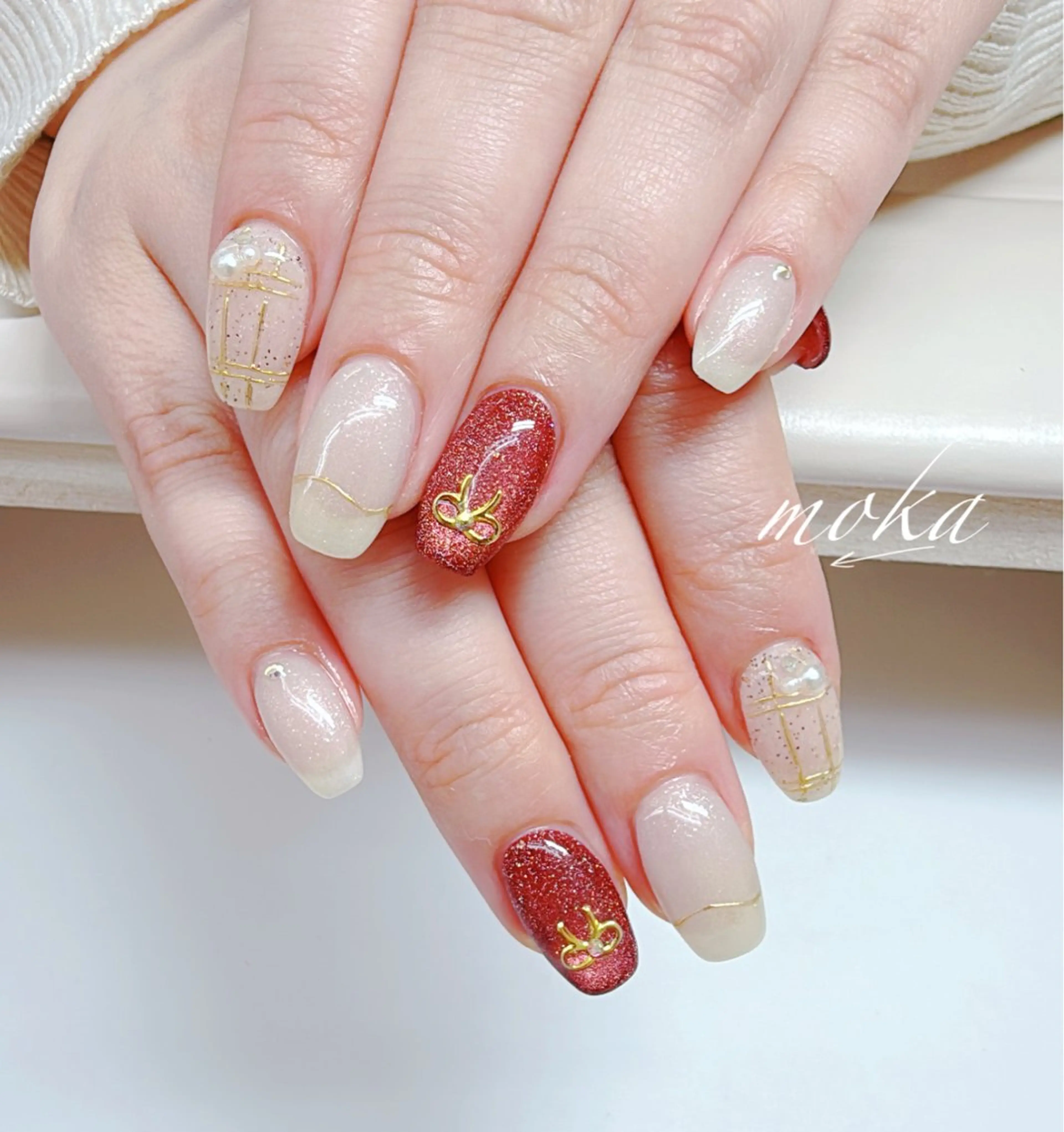 ネイル ハンドネイル ハンドケア 胡蝶蘭レディースサロ ンNailMOKAのネイルデザイン