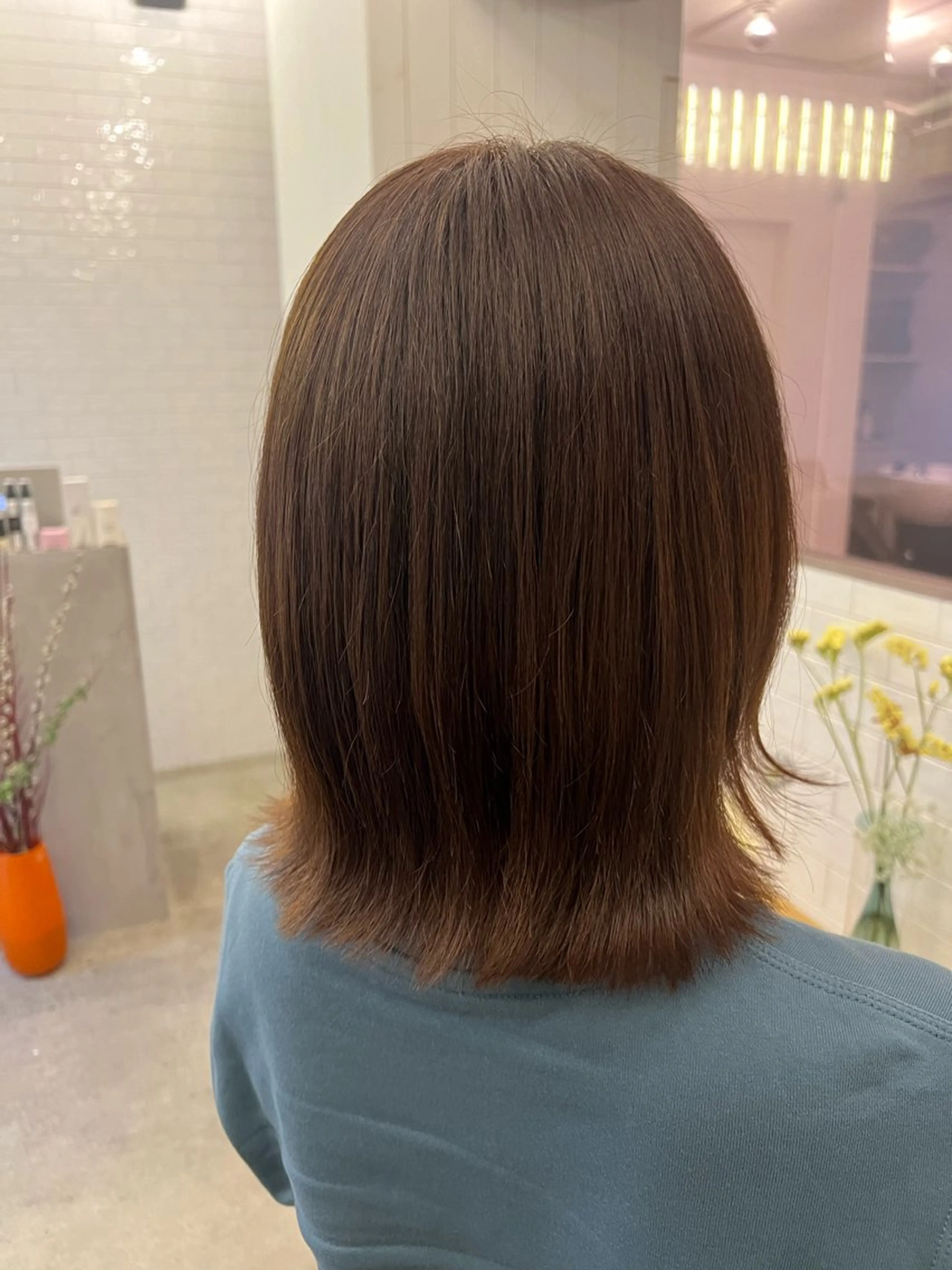 ミディアム 髙橋 かなこのヘアスタイル