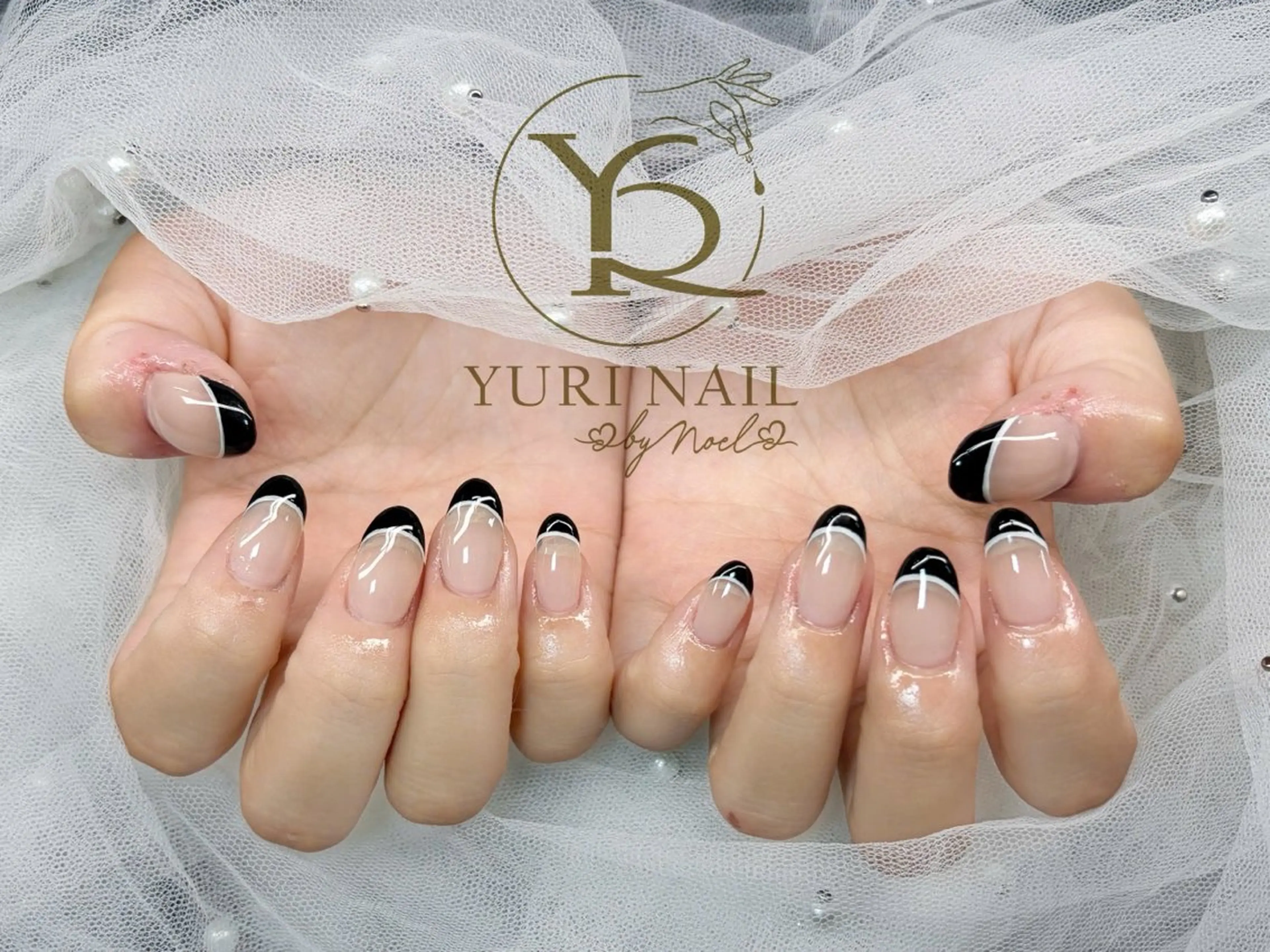 ネイル チークネイル フットネイル グラデーション 韓国ネイル 持ち込み ハンドネイル フットネイル ハンドケア YURI Nail NARITAのネイルデザイン