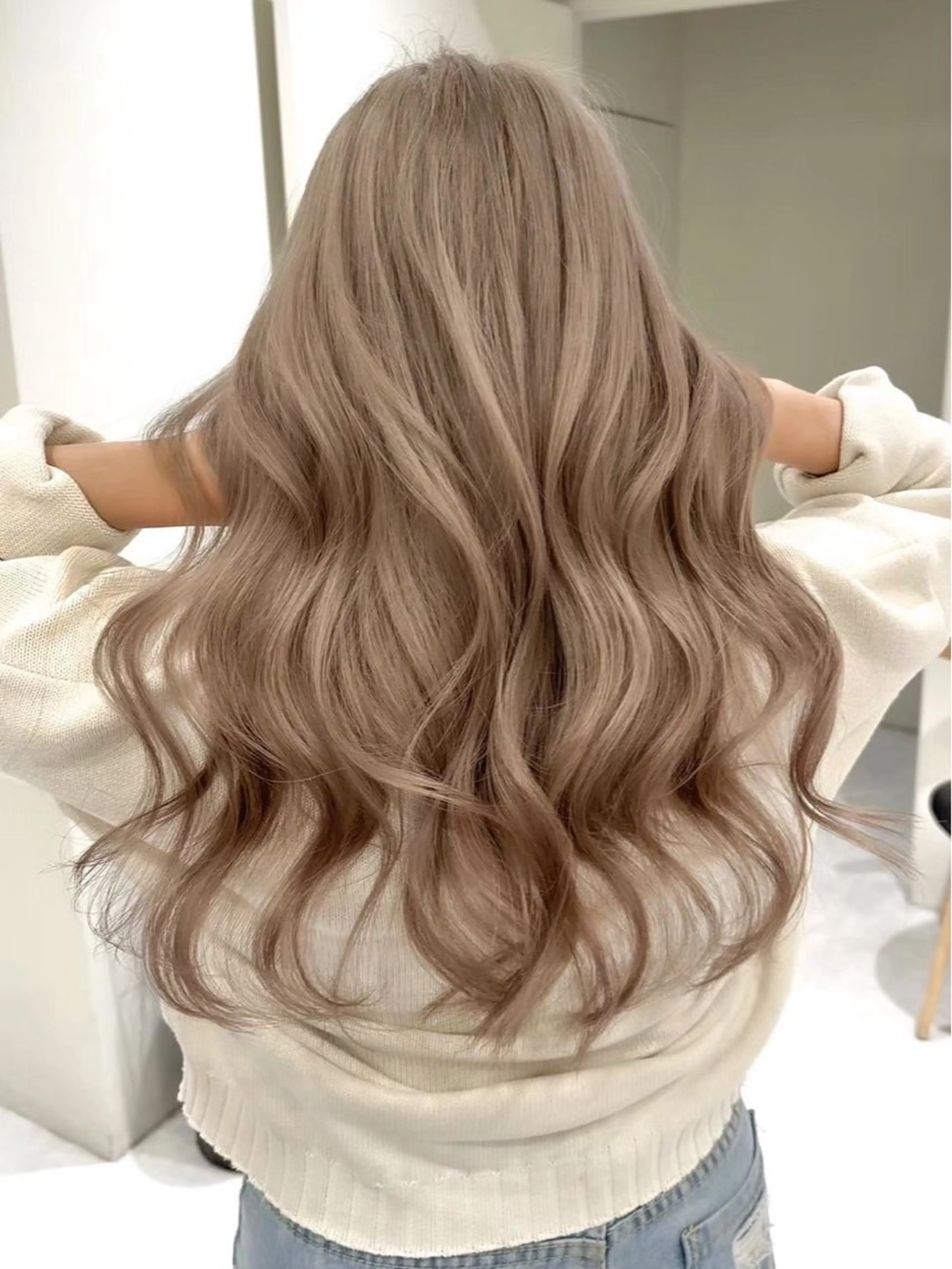 ロング ヘアカラー ハイトーンボブ 💎凜💎のヘアスタイル