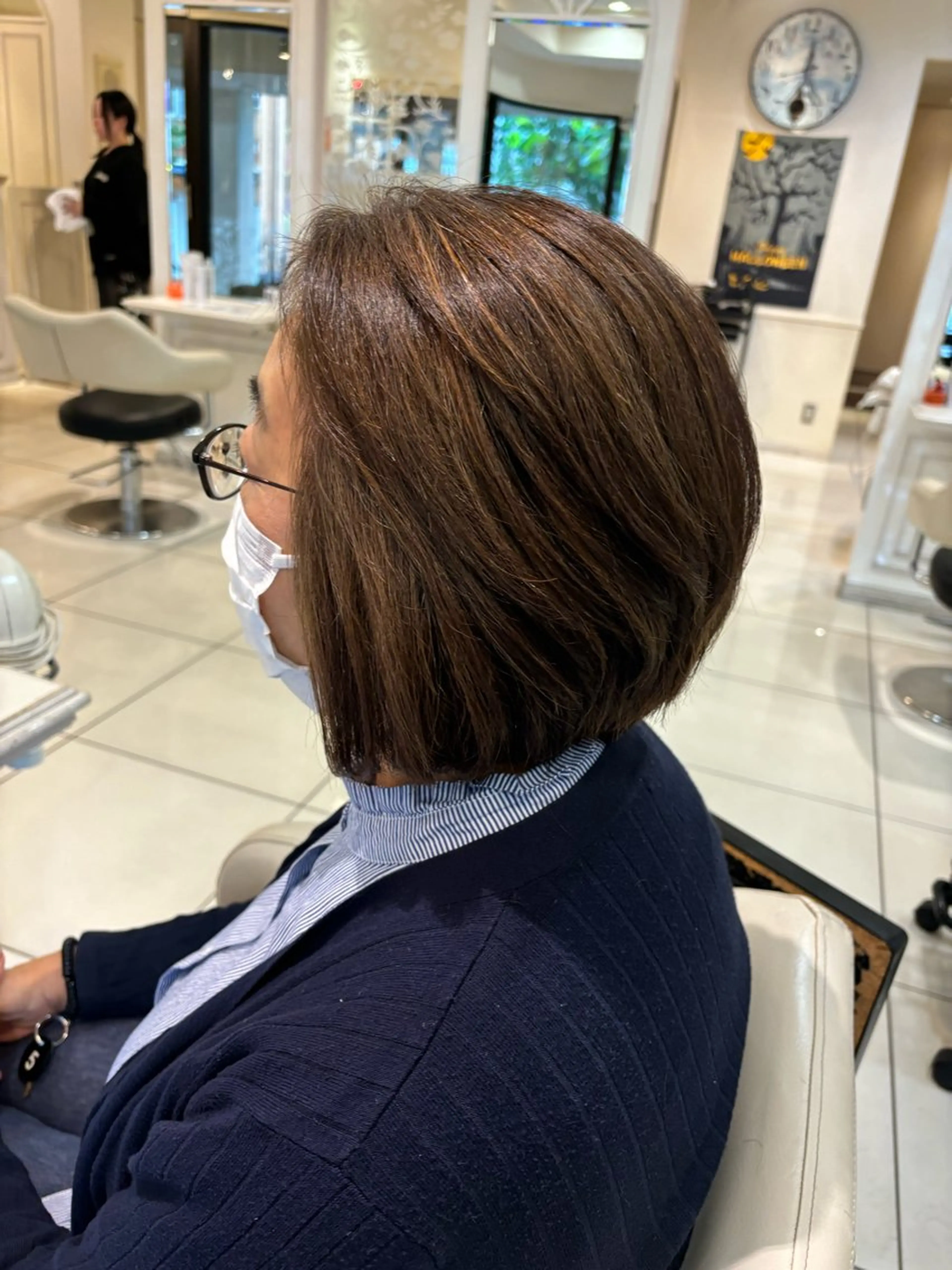 ショート 艶髪✨髪質改善カラー 楠本浩子のヘアスタイル