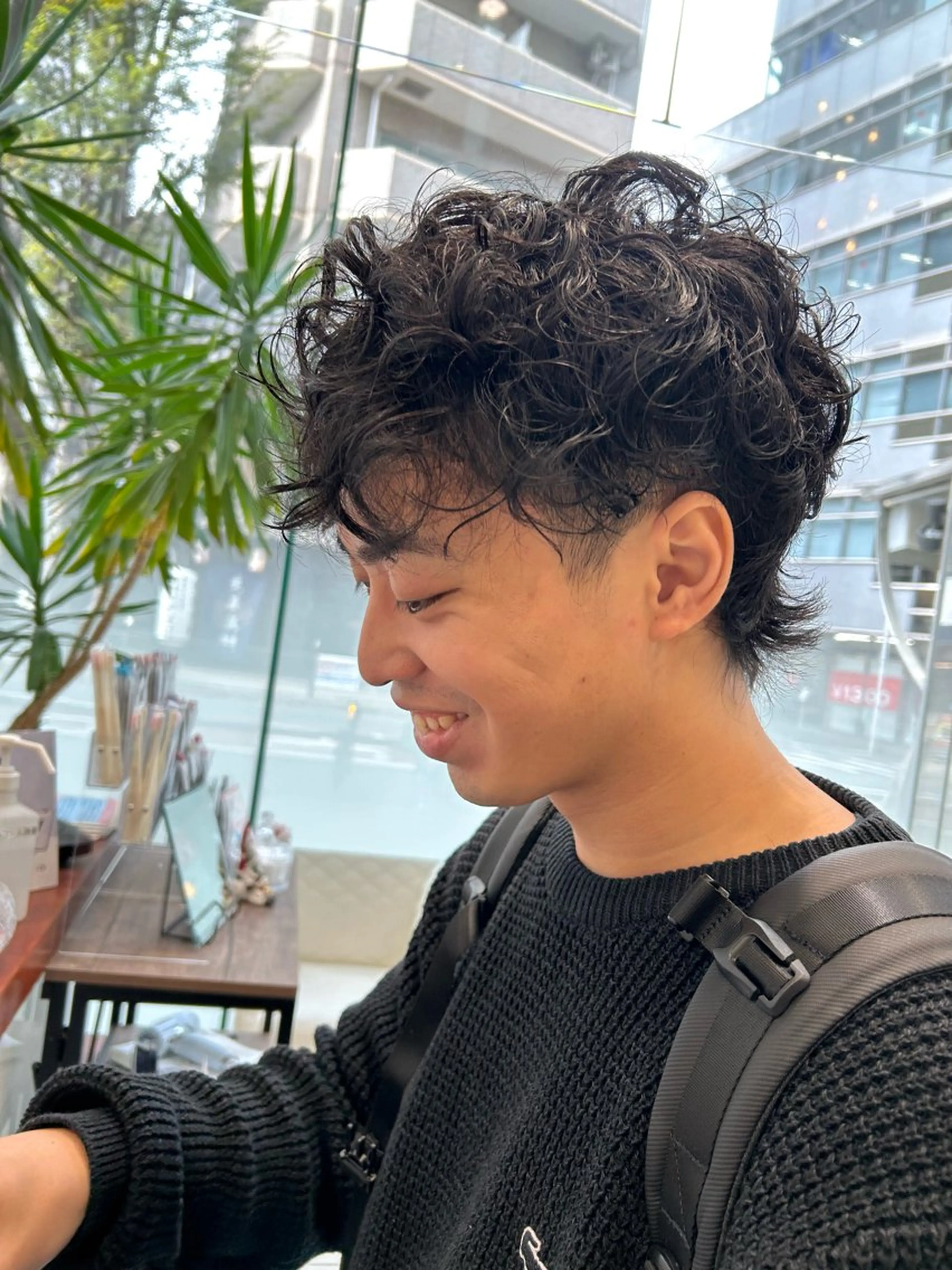 パーマ メンズ メンズパーマ パーマ オオタ ユイナ🌈のヘアスタイル