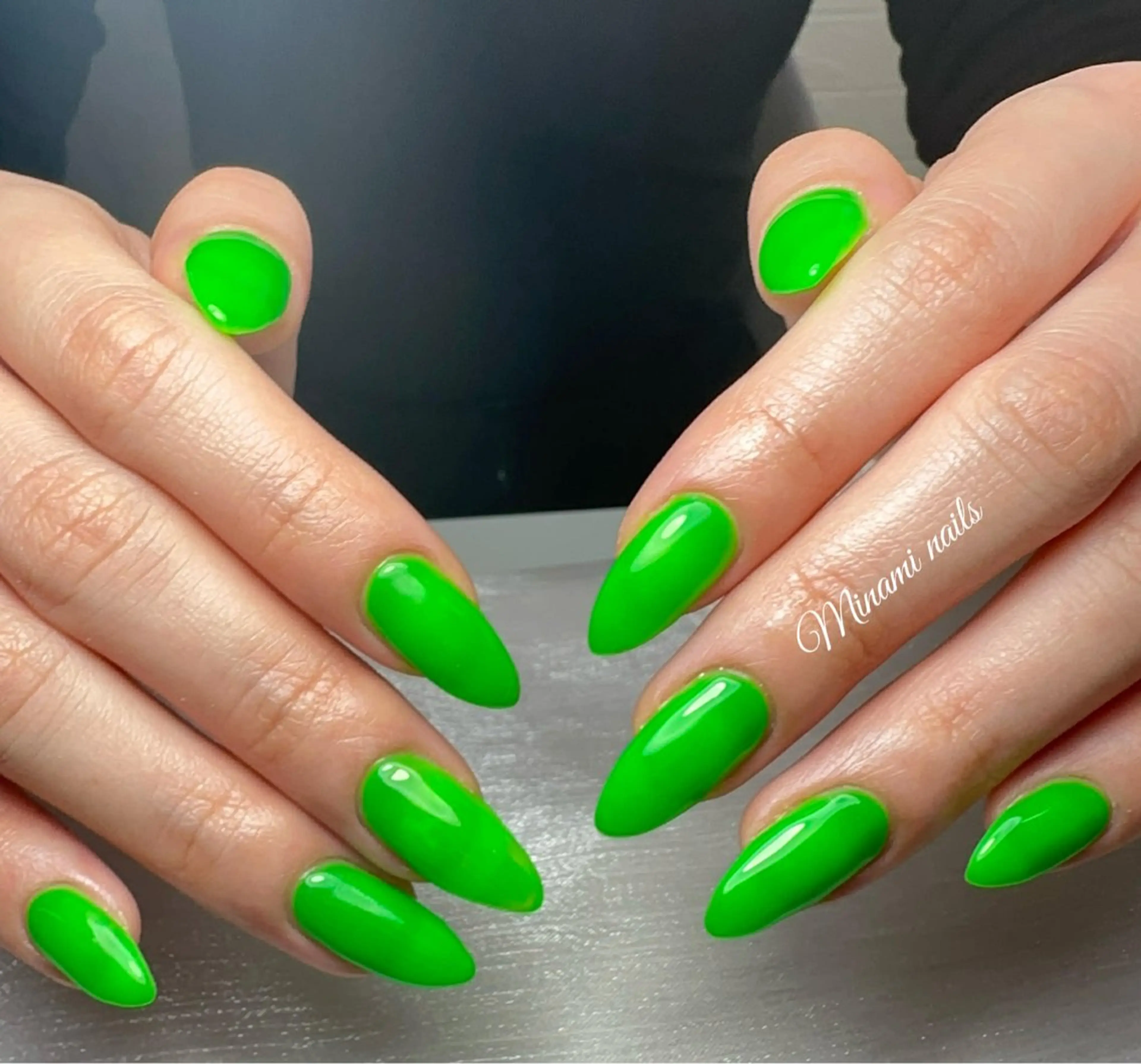 ネイル アートネイル オーロラネイル ガーリー キラキラネイル 韓国ネイル ハンドネイル Minami Nailsのネイルデザイン