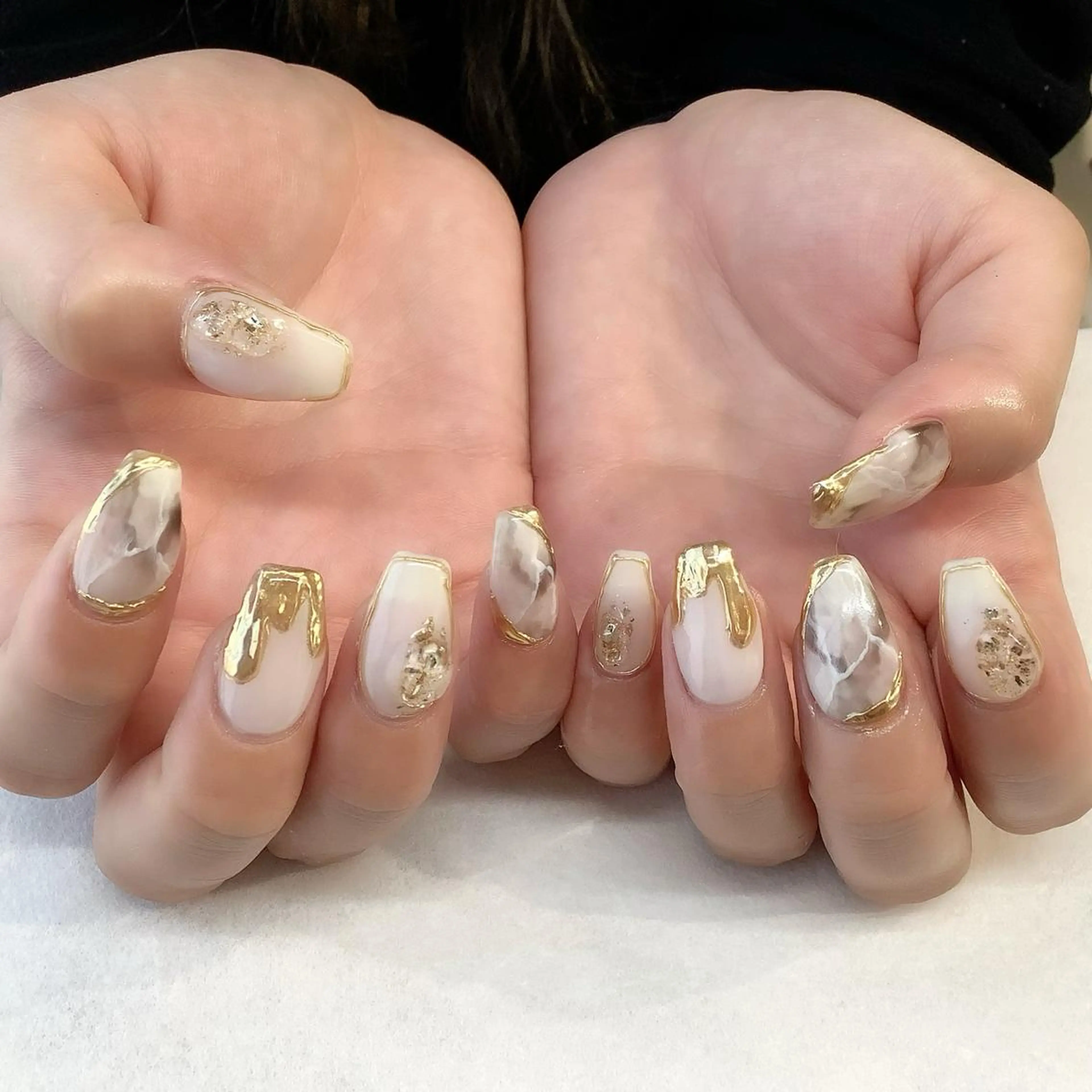 ネイル ハンドネイル 💎🐰 saki. m 🐰💎のネイルデザイン