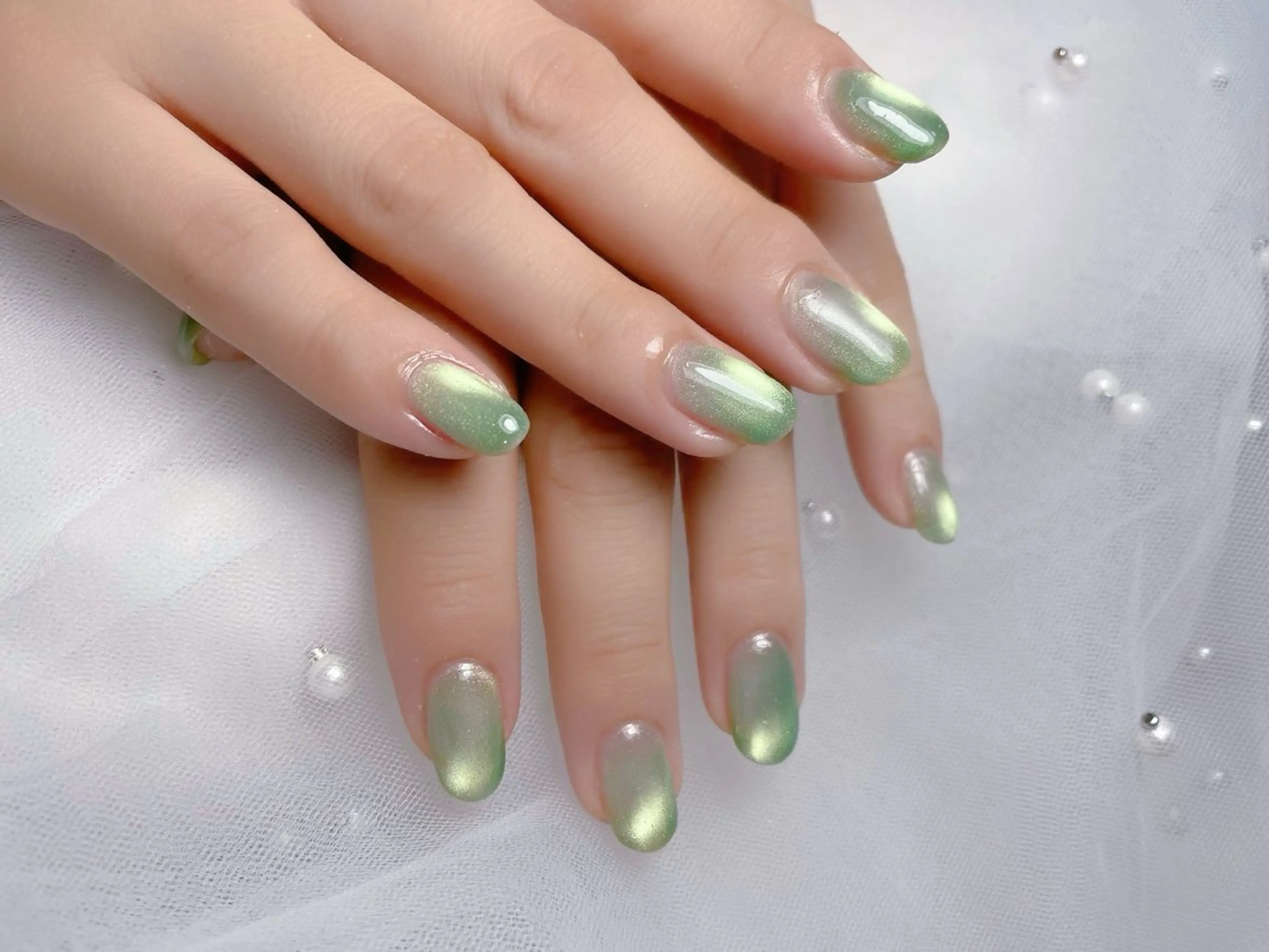 ネイル マグネットネイル 田坂✨LUNE nail salonのネイルデザイン