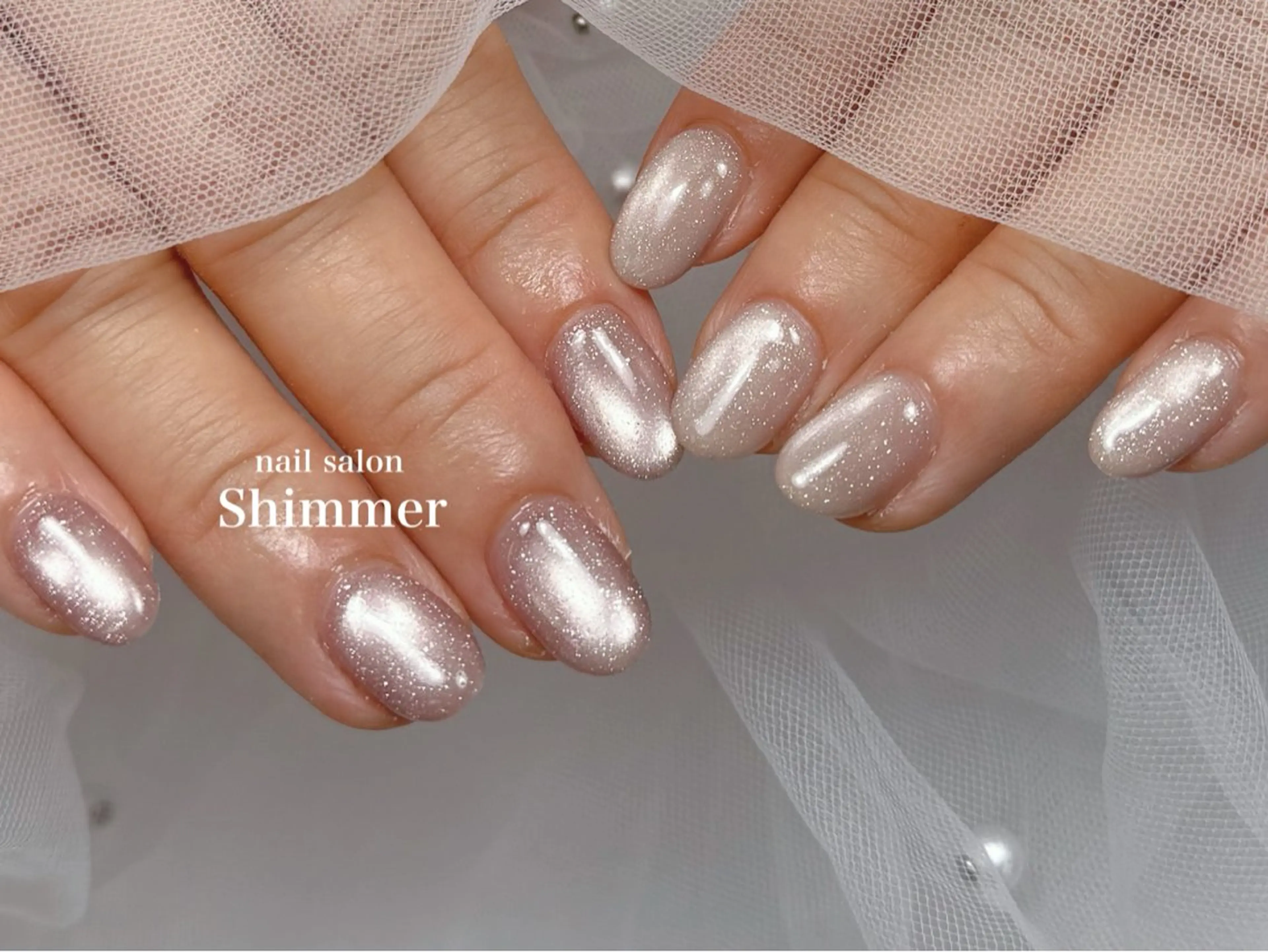 ネイル ハンドネイル Shimmer Risaのネイルデザイン