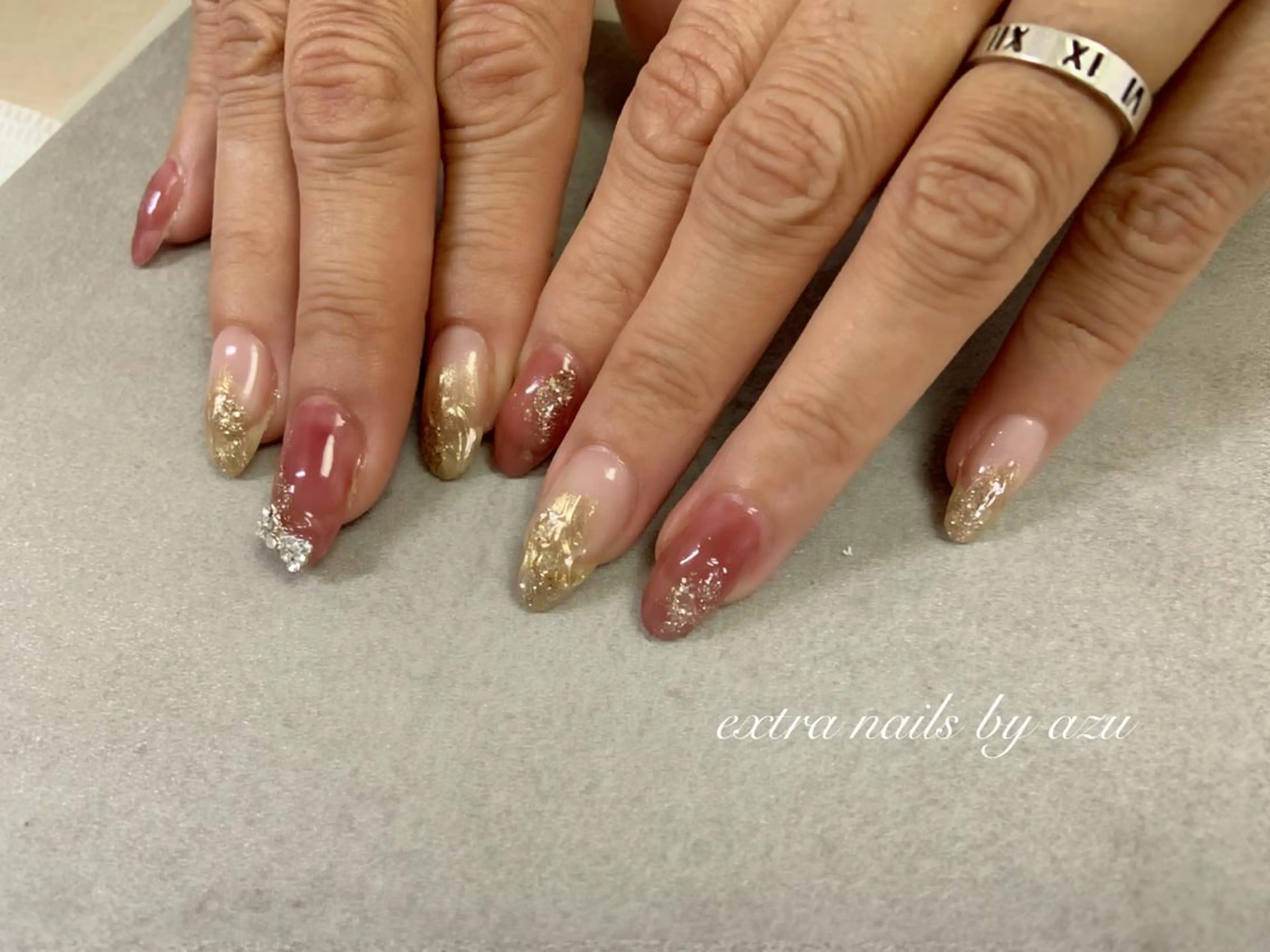 ネイル リボン ハンドネイル extranails ／lemellaのネイルデザイン