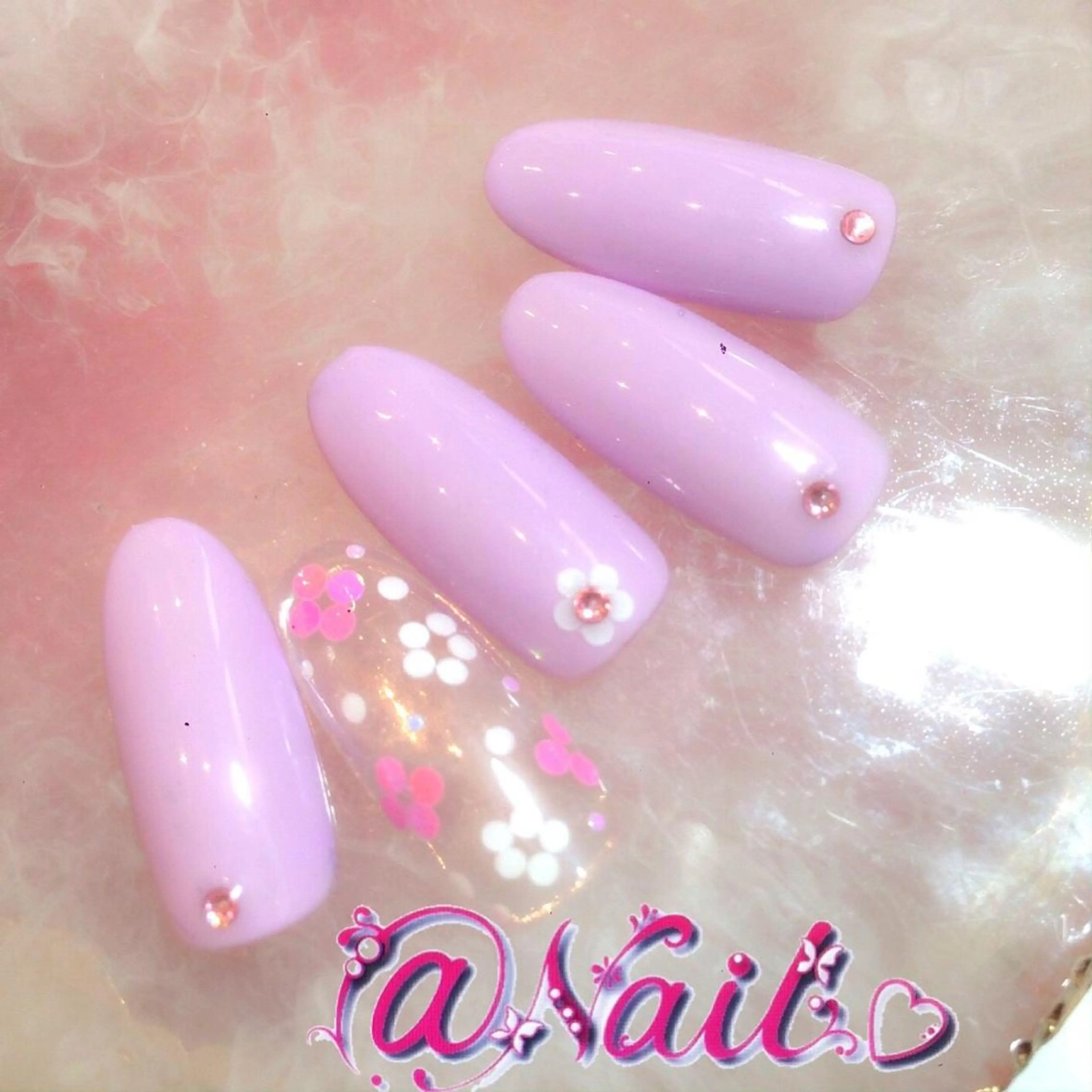 ネイル ネイルチップ 小尾 栞のネイルデザイン