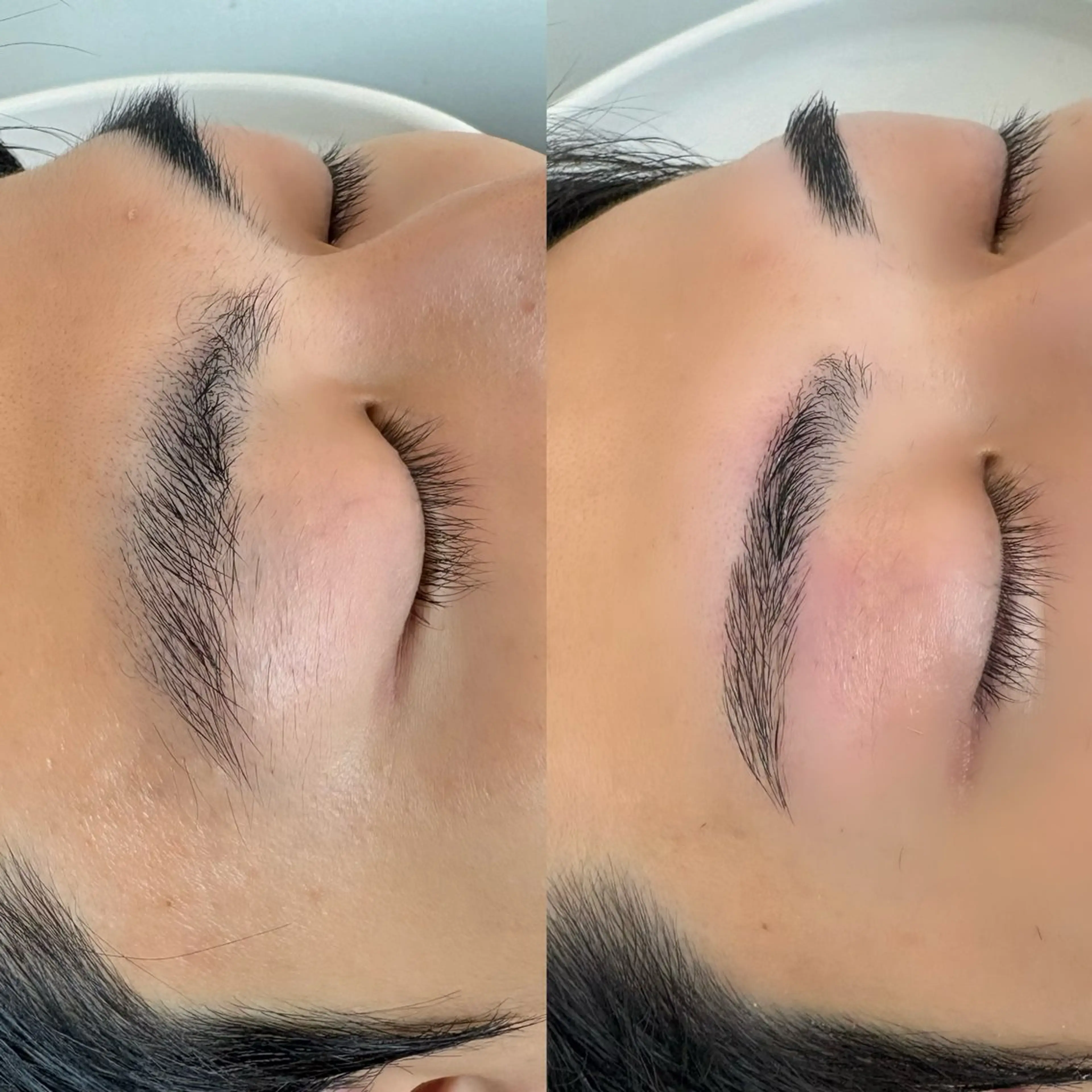 アイブロウ あゆ/縮毛 矯正/透明感カラーのヘアスタイル