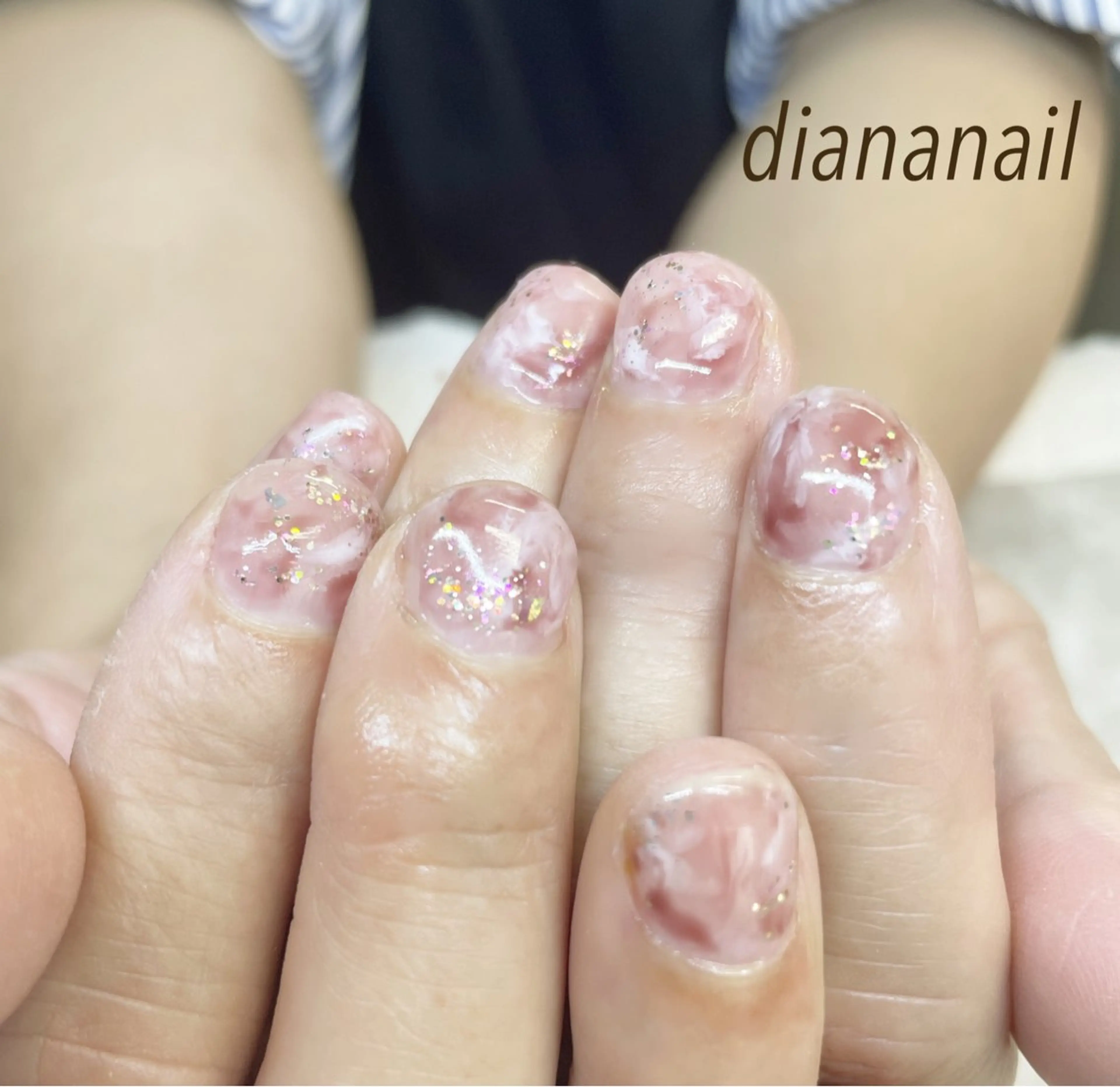 ネイル ニュアンスネイル みな とのネイルデザイン