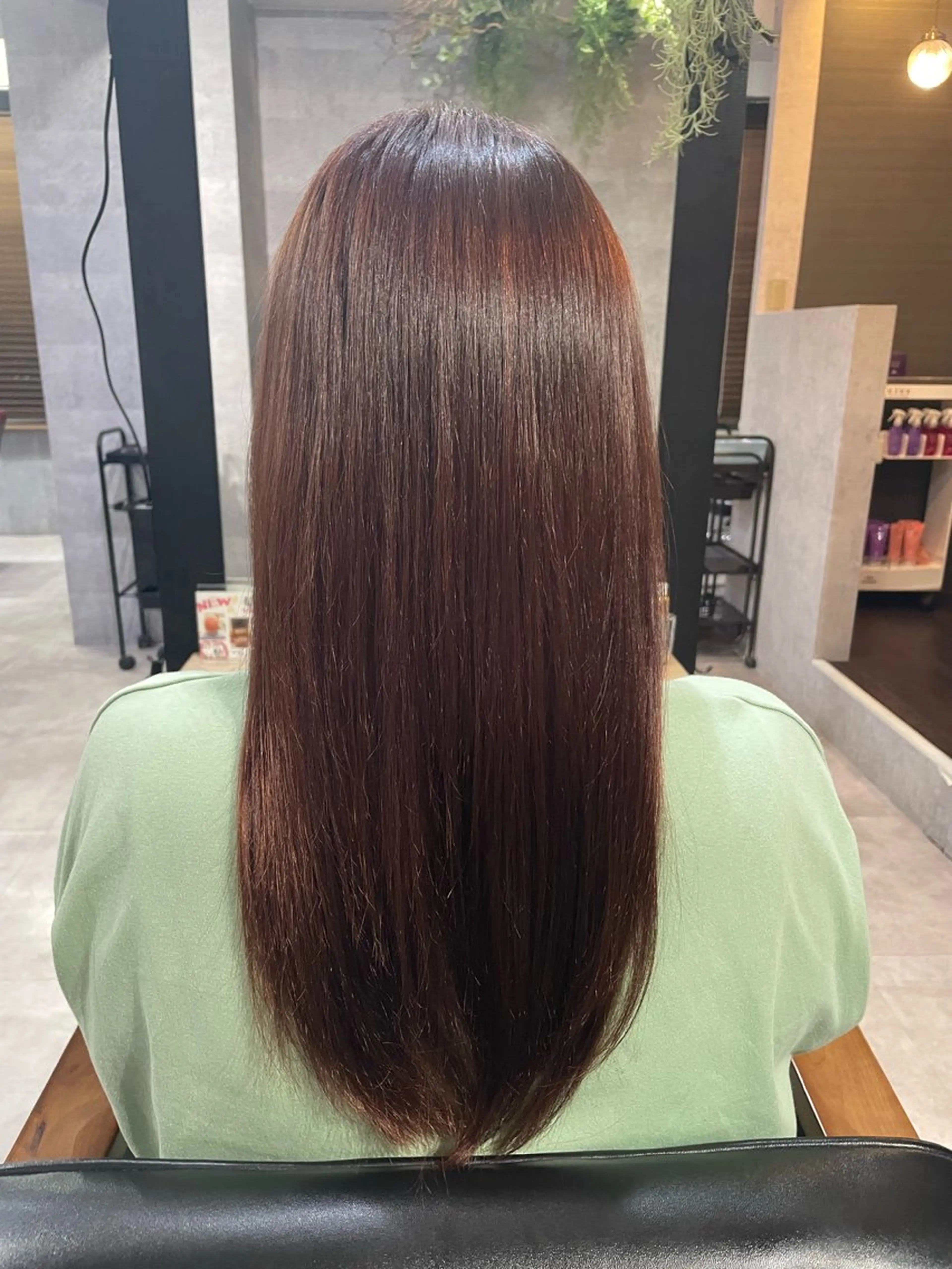 ロング 縮毛矯正 透明感🫧ナチュラル 🍀りんたろうのヘアスタイル