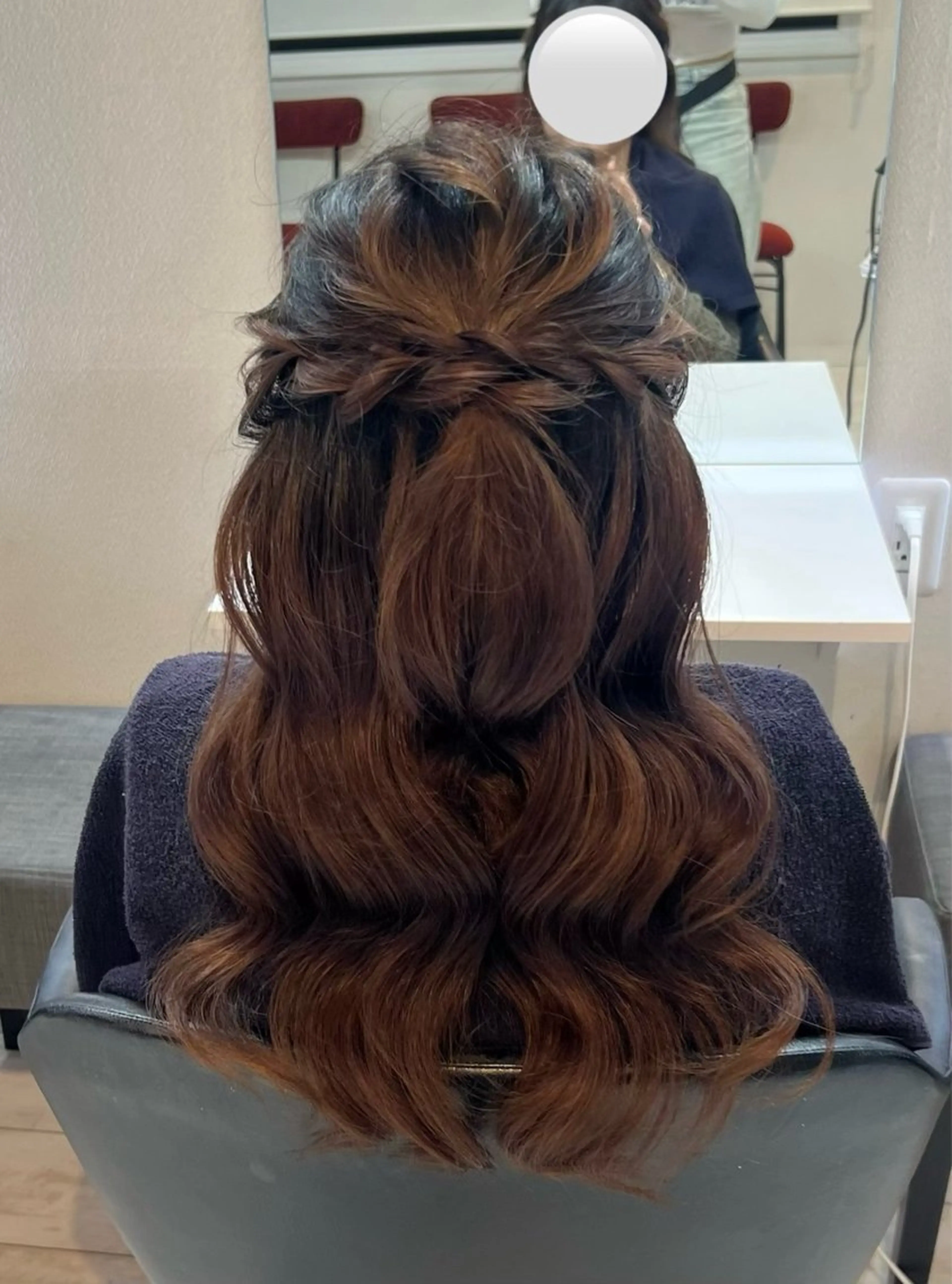 ロング 韓国風ヘア Hitomi/ 練習モデル募集中のヘアスタイル