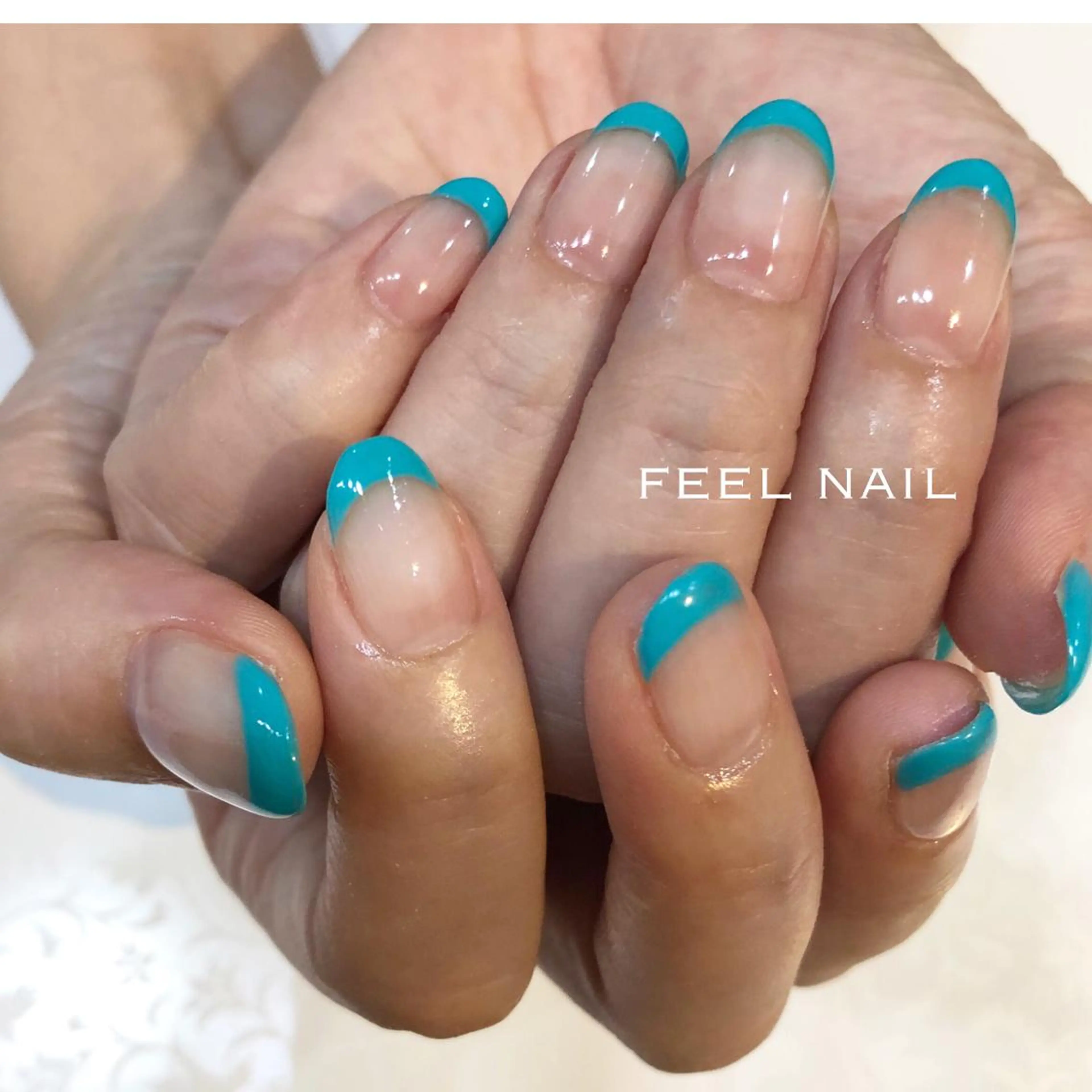 ネイル フレンチネイル 近藤 あみのネイルデザイン