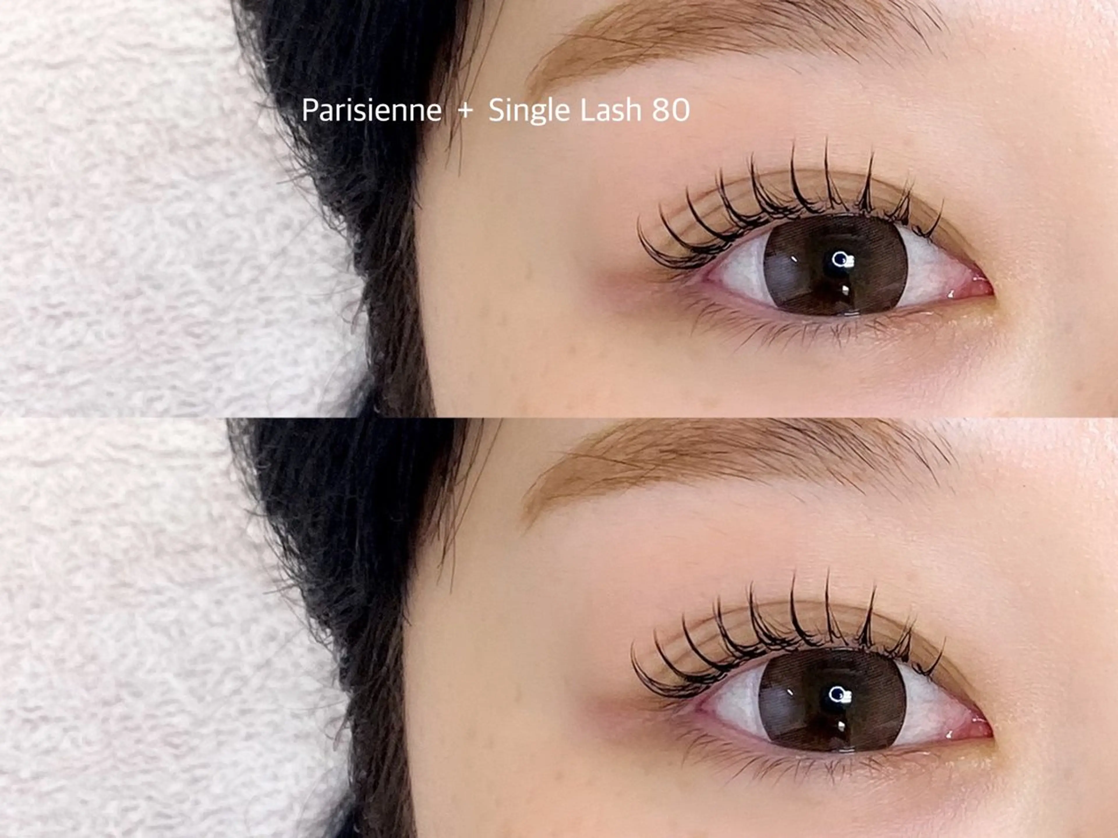 マツエク・マツパ 束感まつ毛 韓国風マツエク パリジェンヌラッシュリフト まつげパーマ 下まつげエクステ viviAiles ♡⃛ Ruiのマツエク・マツパデザイン