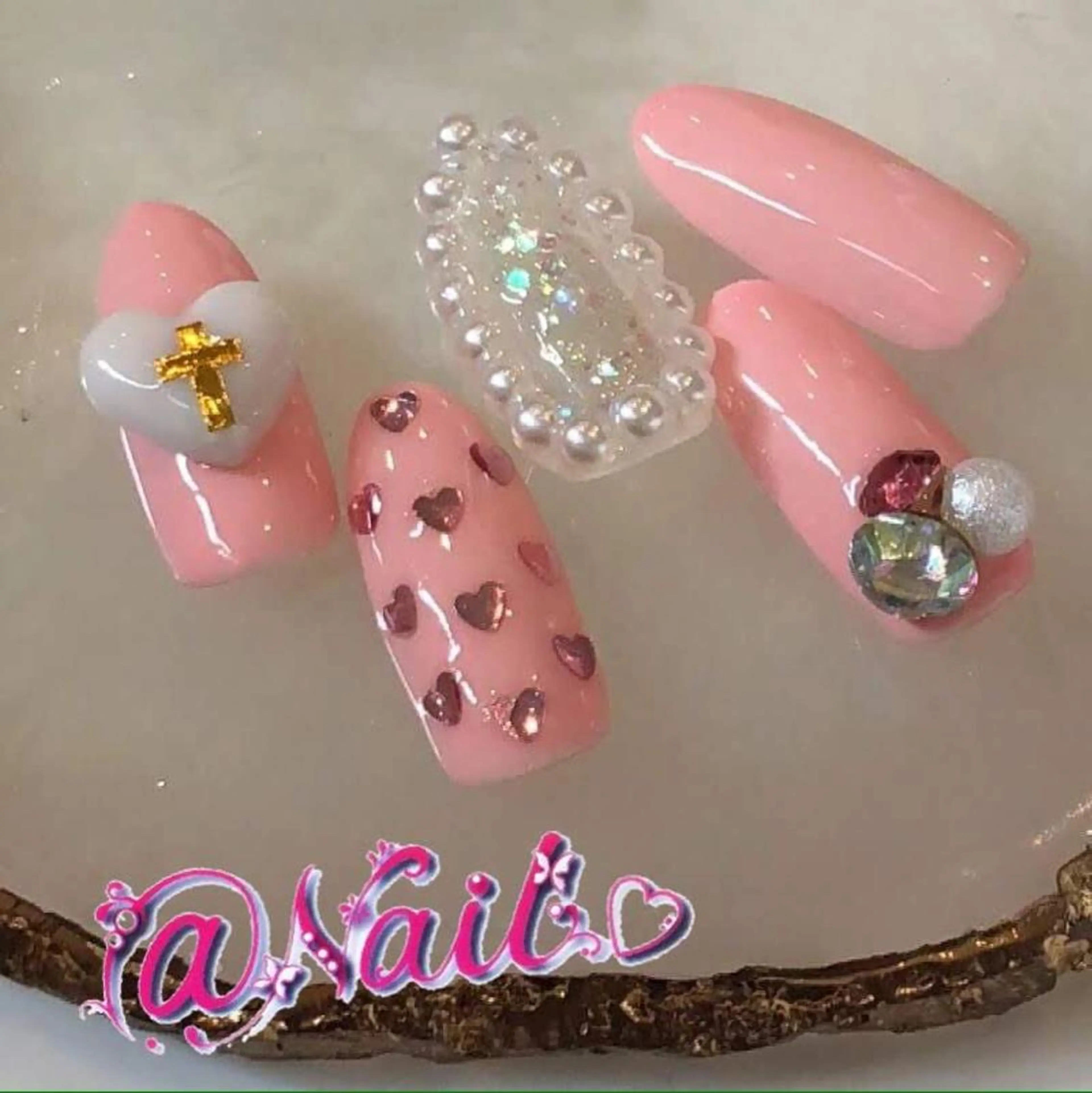 ネイル ネイルチップ 小尾 栞のネイルデザイン