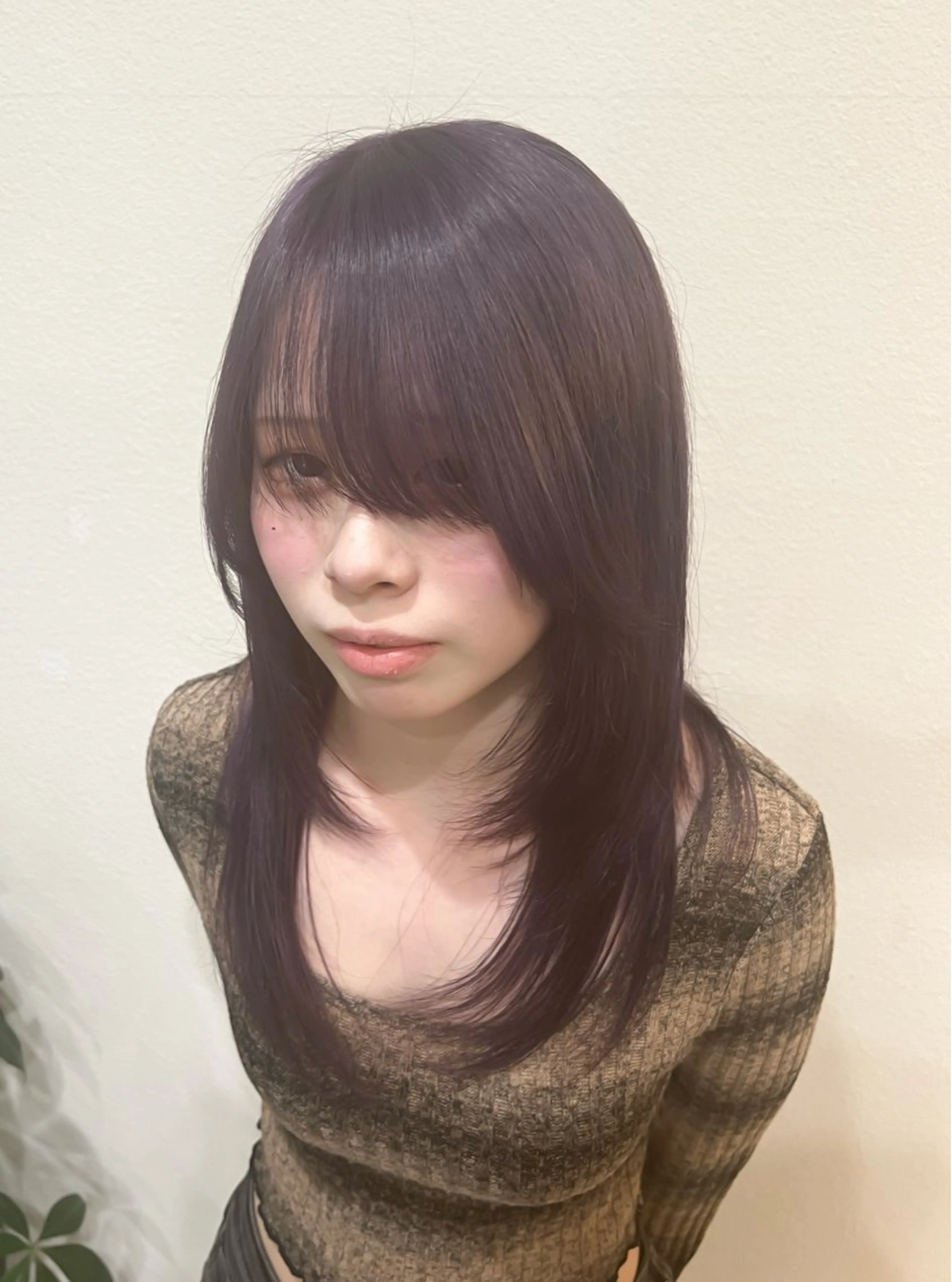 ロング カラー 和夢/メンズカット/ パーマ/ハイトーンのヘアスタイル