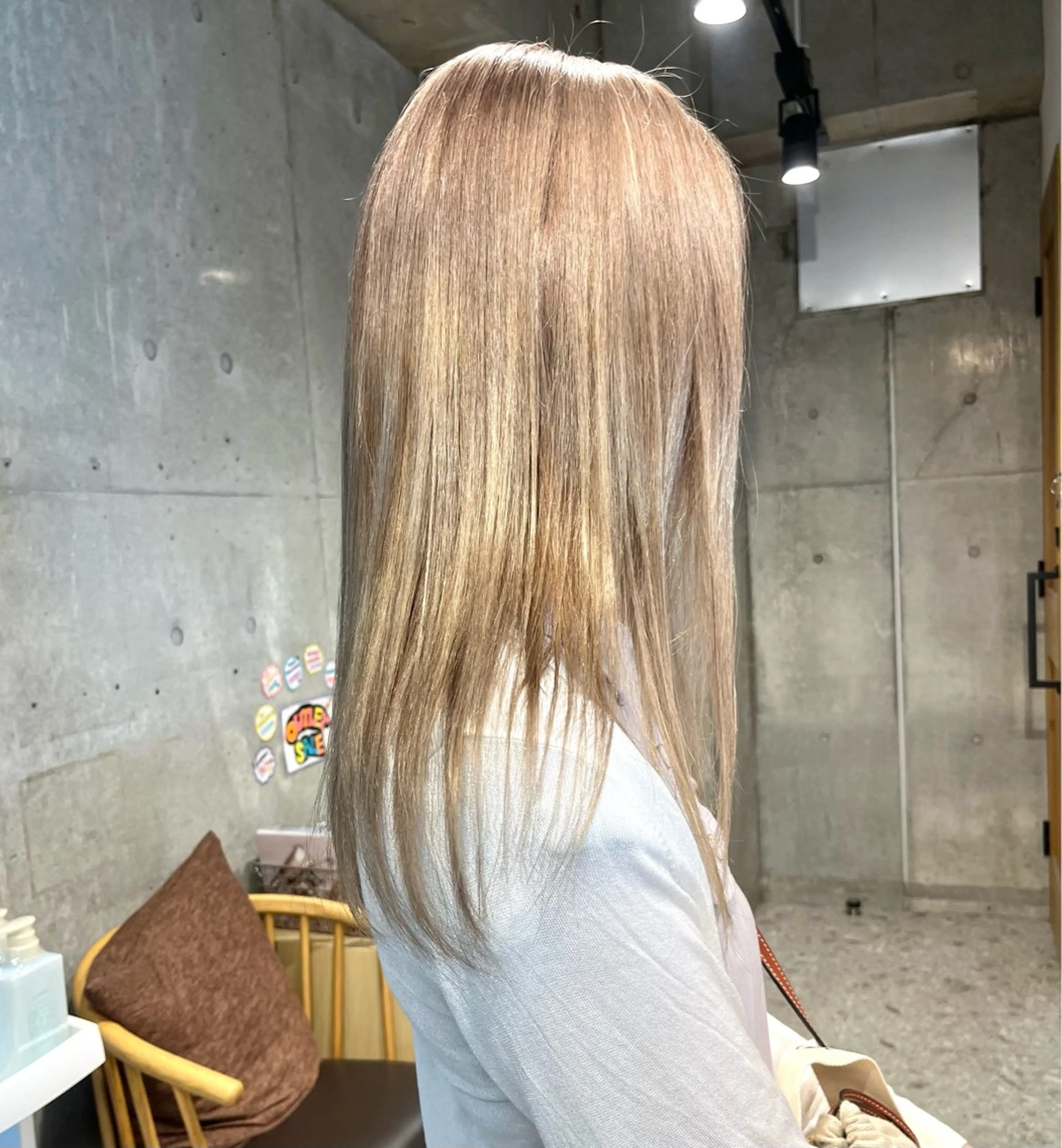 カラー ベージュカラー ヘアカラー ️🩵LUFE ayano️🩵のヘアスタイル