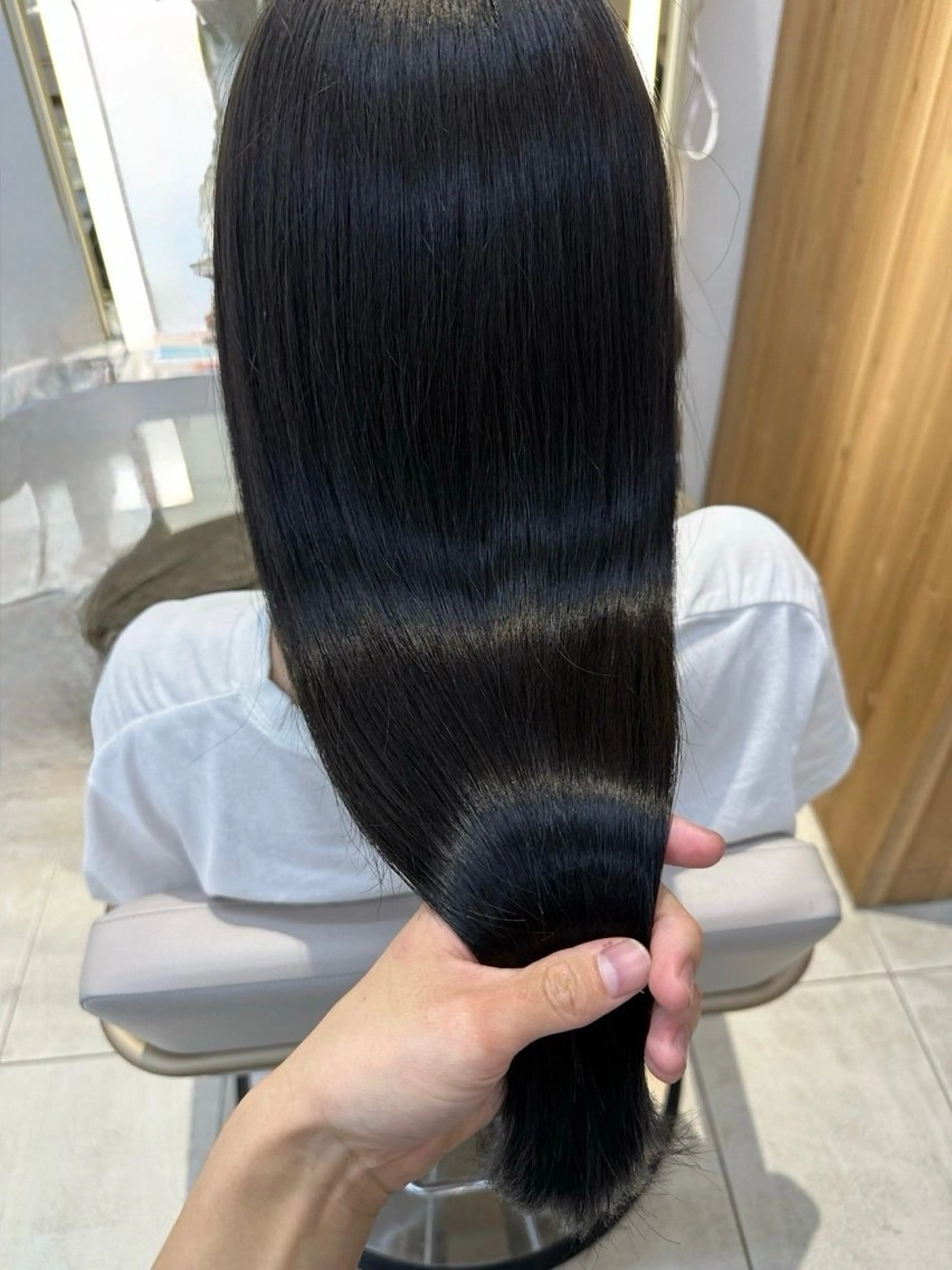 ロング 縮毛矯正 つや髪/ライブヘア /Miya🎀🪽のヘアスタイル