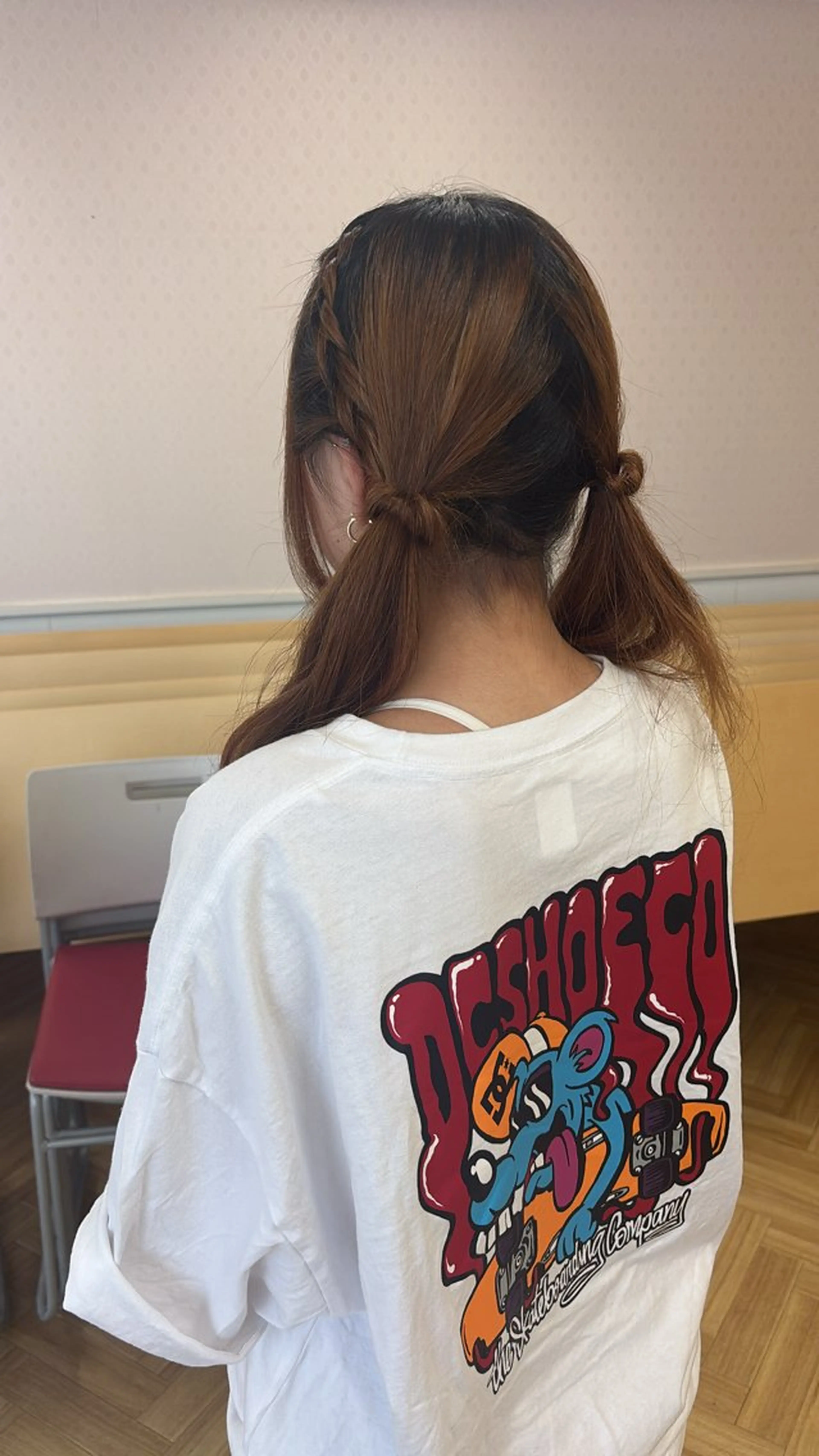 セミロング ヘアアレンジ ツインテール ヘアセット H. shinkaiのヘアスタイル