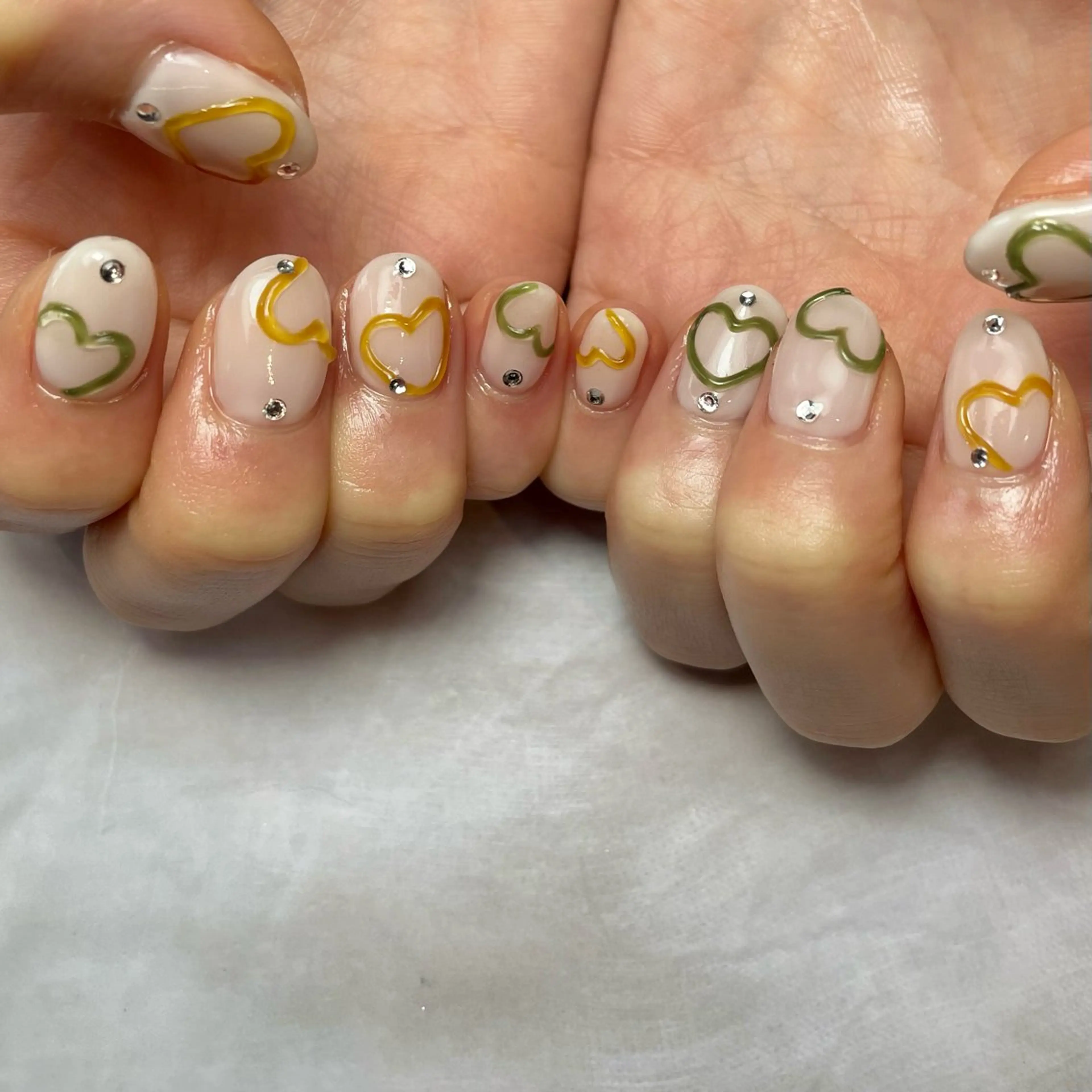 ネイル アートネイル クリアネイル 持ち込み ワンカラーネイル ぷっくりネイル ハンドネイル Reflection marikoのネイルデザイン