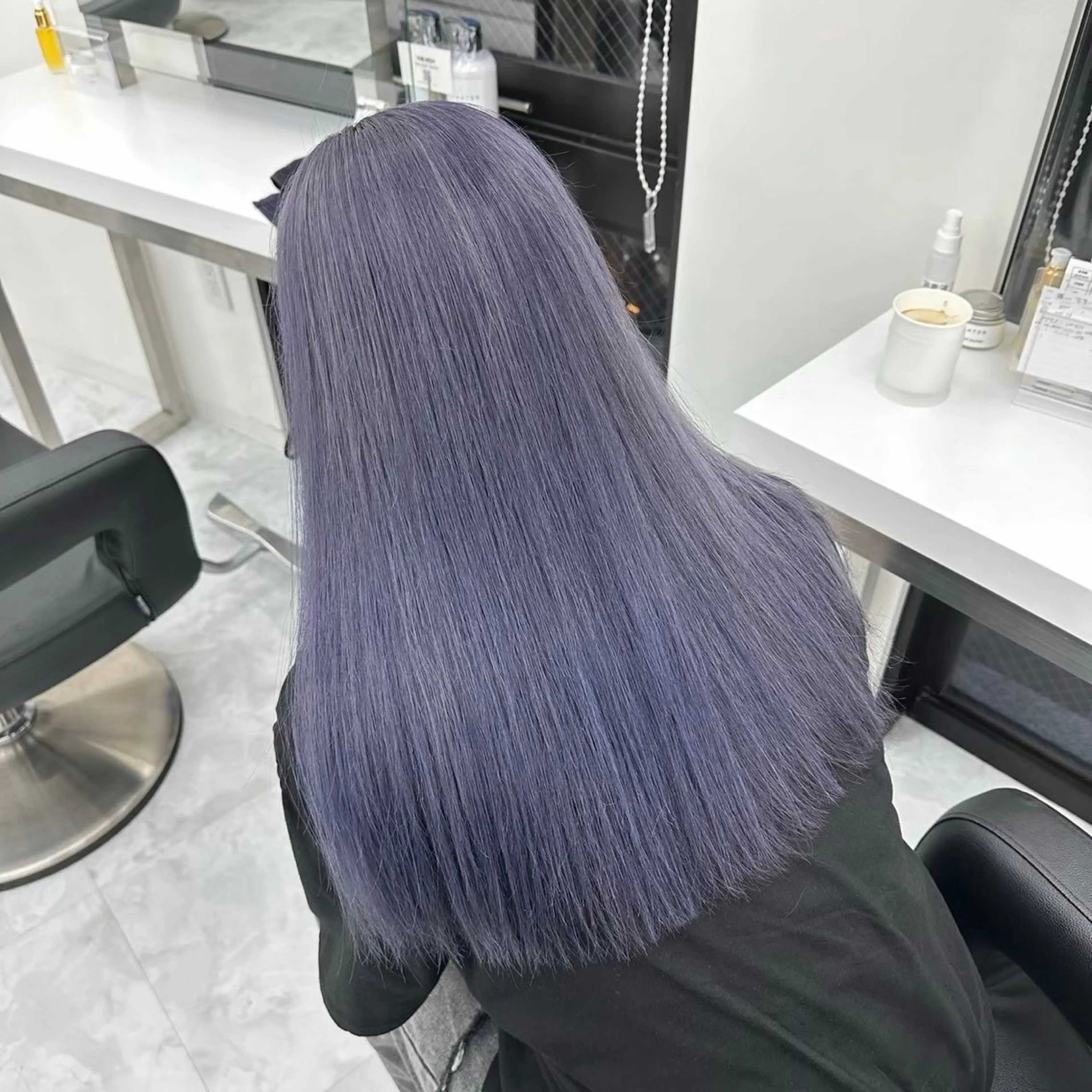 カラー ユイ☆レイヤーカット ヘアセット/ブリーチのヘアスタイル