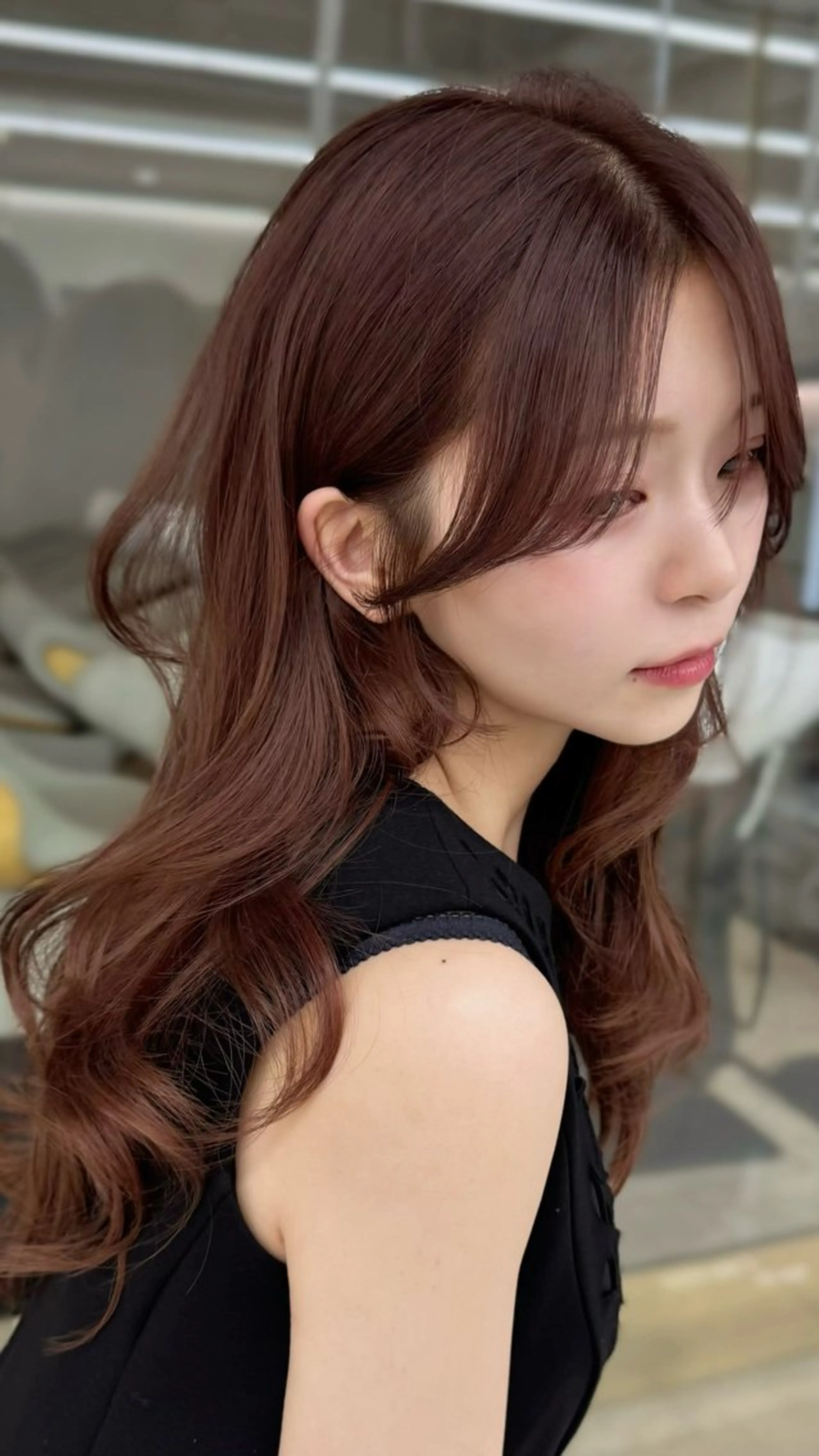 ロング カラー COA GINZA 空也/前髪/顔まわりのヘアスタイル