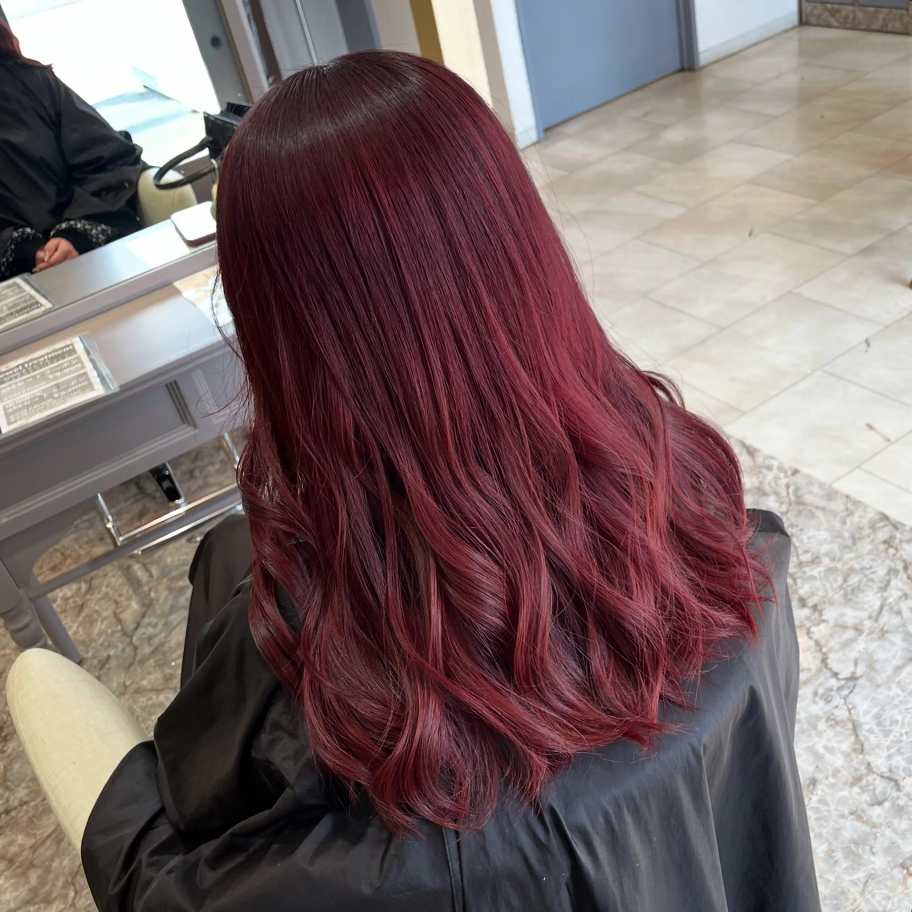 カラー ベージュカラー 黒髪 ブリーチ ブロンド ブルーカラー ヘアカラー MOMOKA /　Lapis今泉店のヘアスタイル