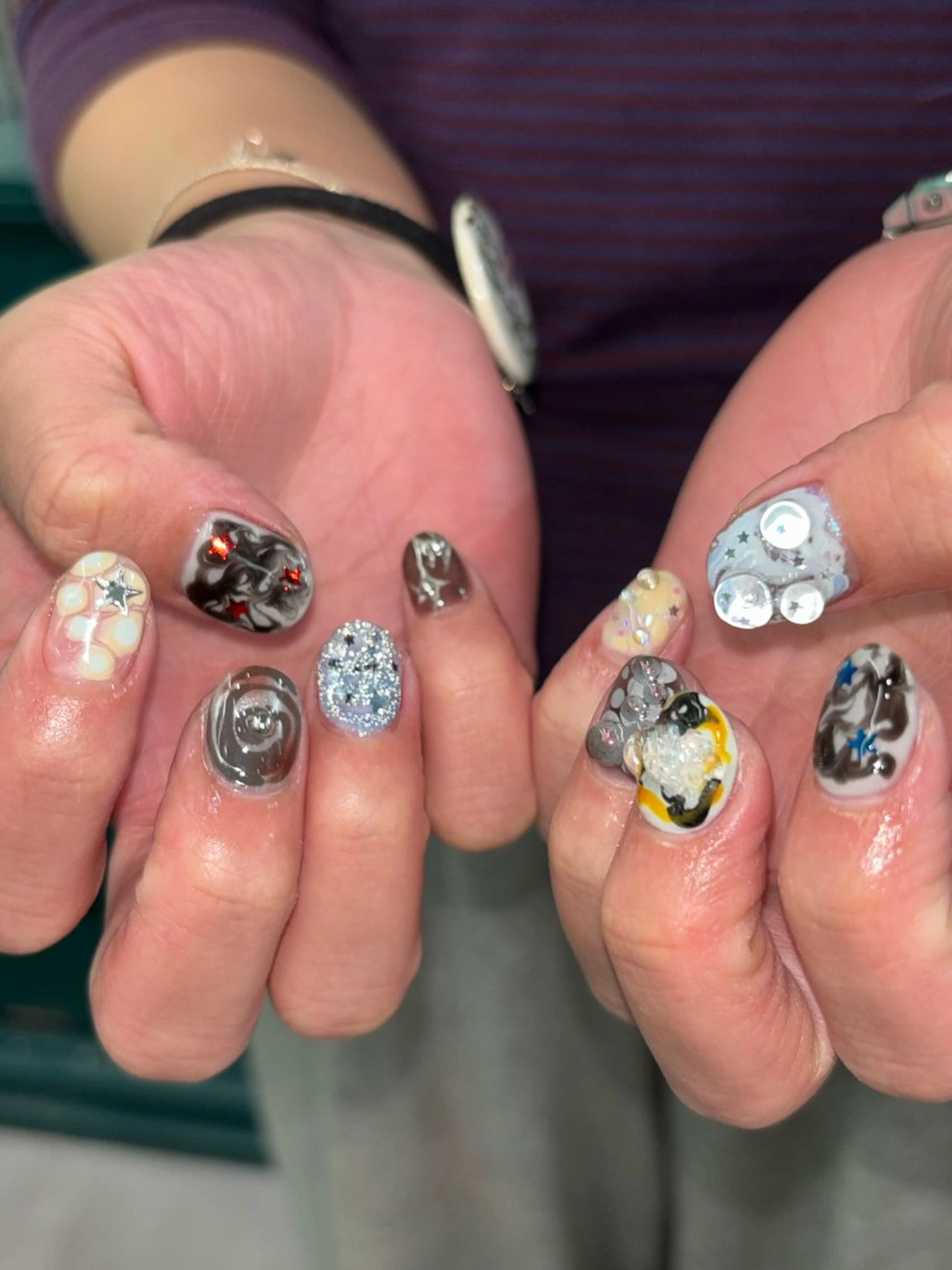 ネイル miyu ˚ ༘ ೀのネイルデザイン