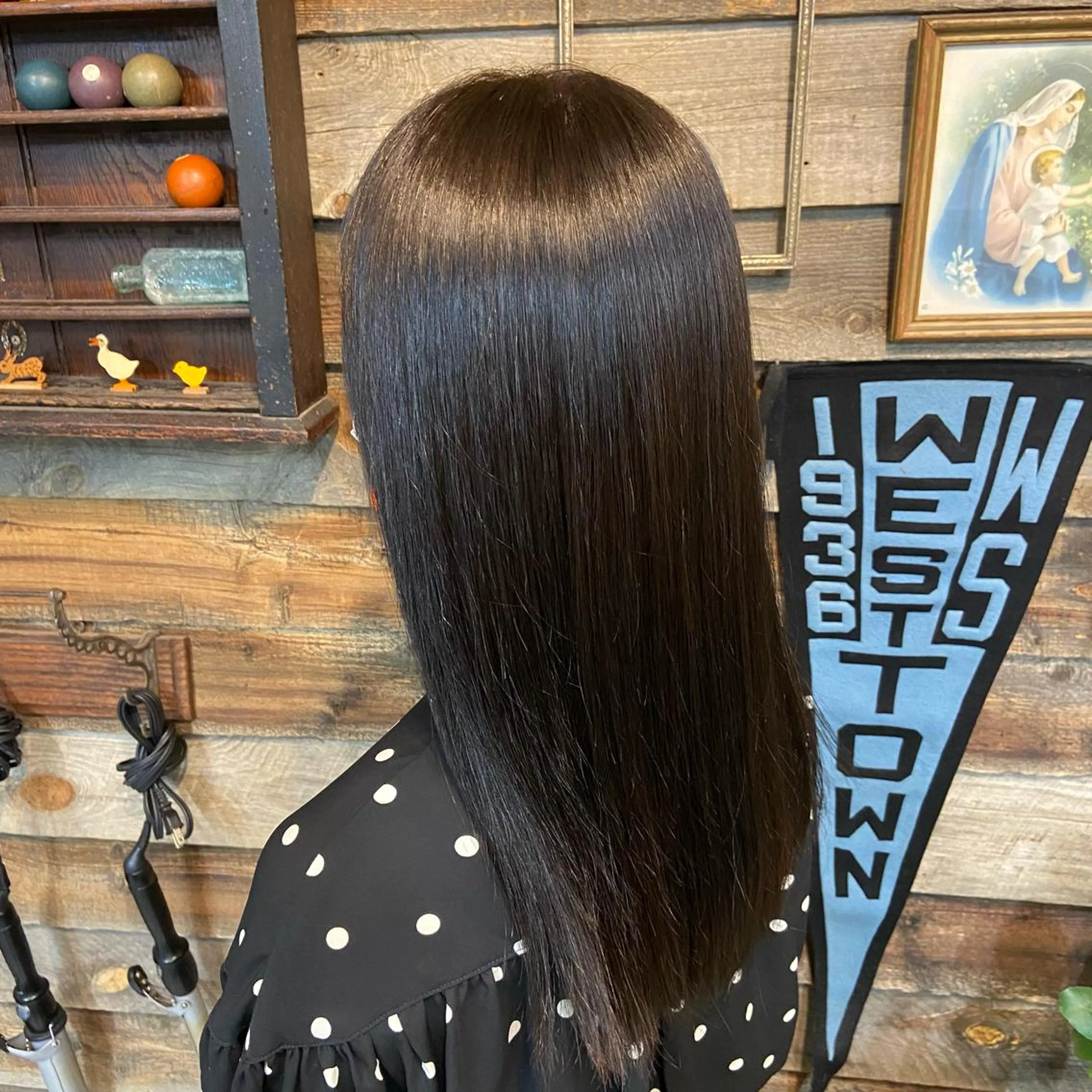 ロング カラー ヘアカラー トリートメント 川崎 かなでのヘアスタイル