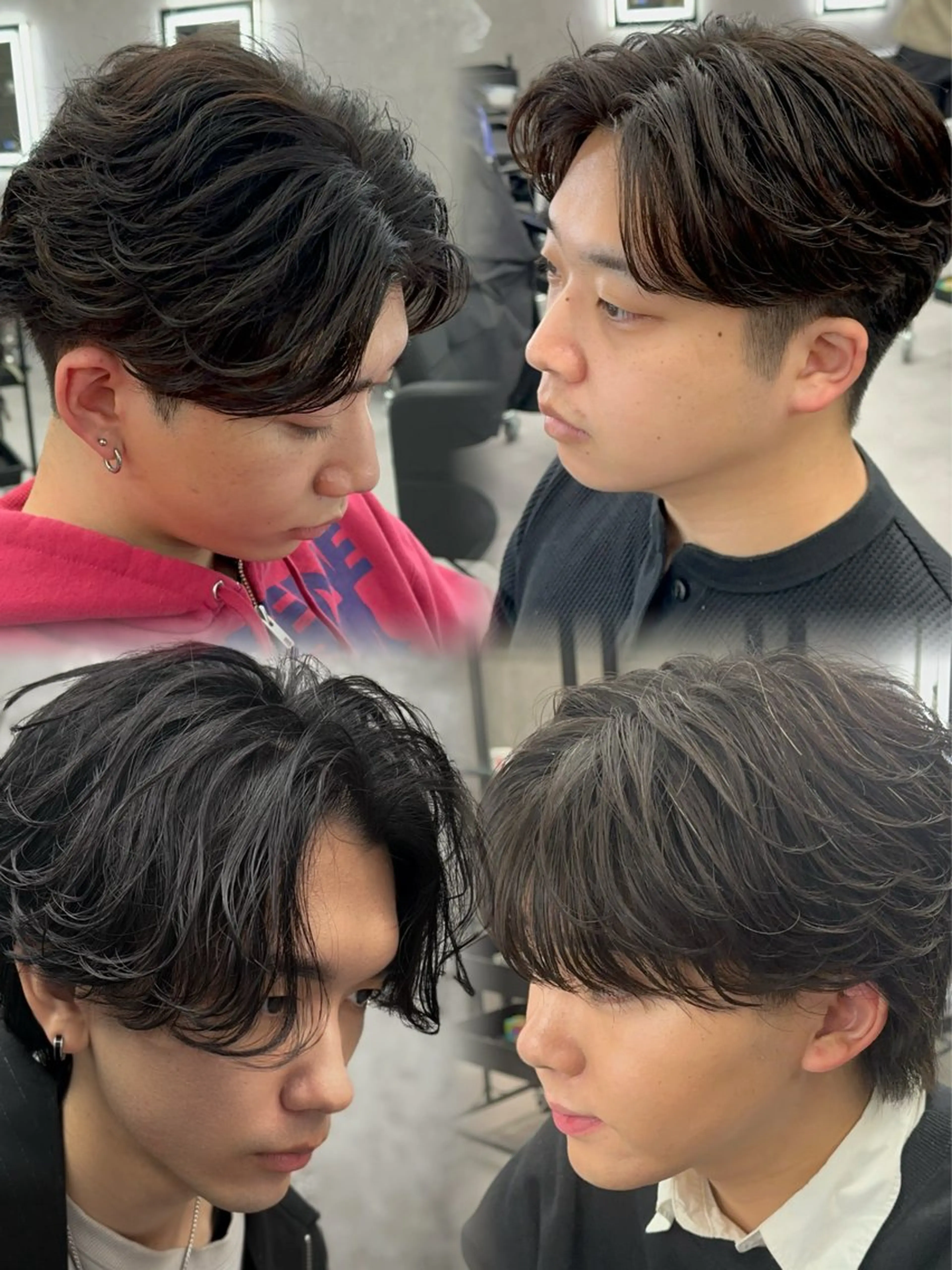 カラー パーマ メンズ メンズパーマ ニュアンスパーマ カット パーマ 札幌美容室 /光👑のヘアスタイル