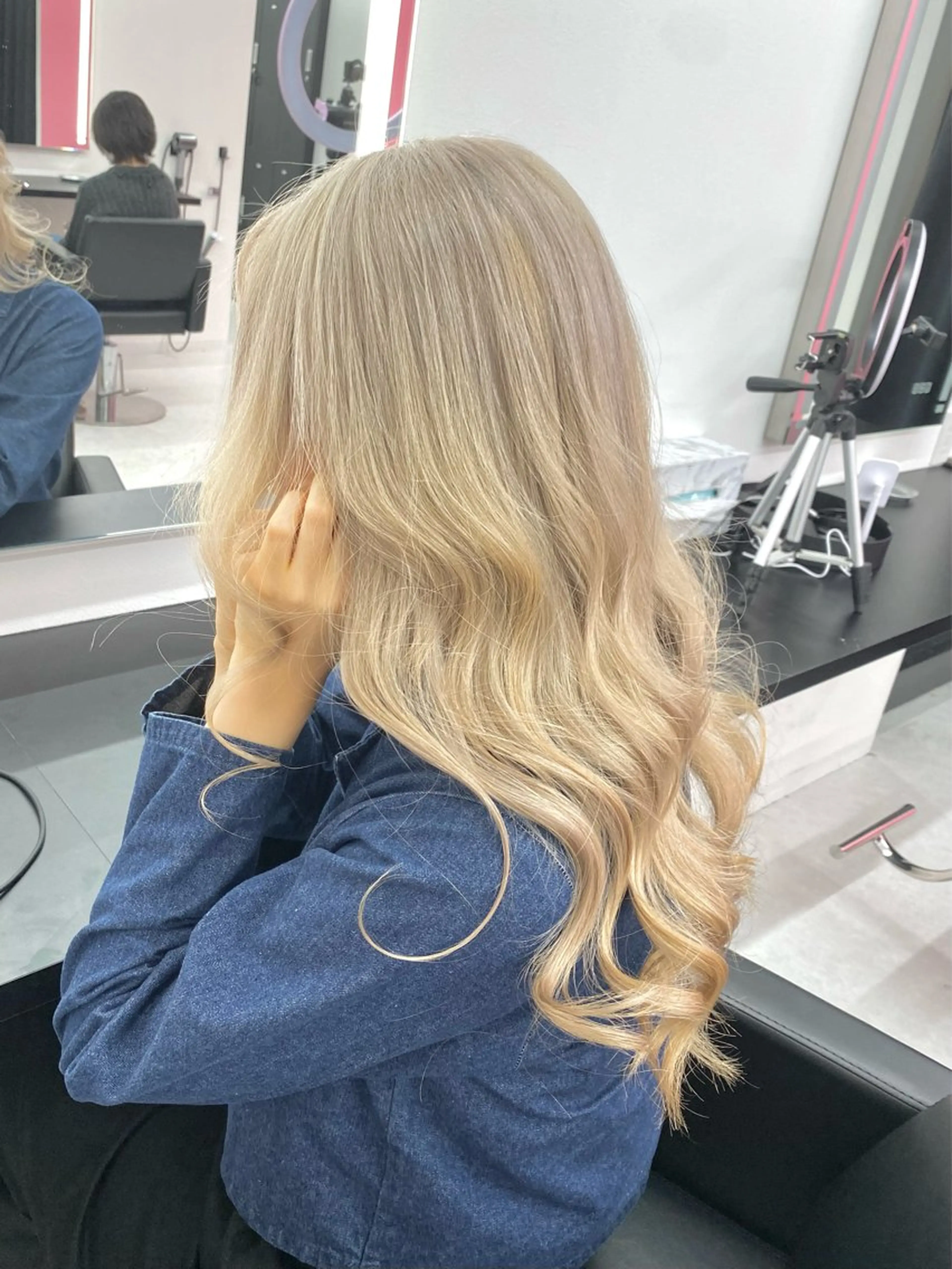 ロング カラー ブリーチカラー💖 rukaのヘアスタイル