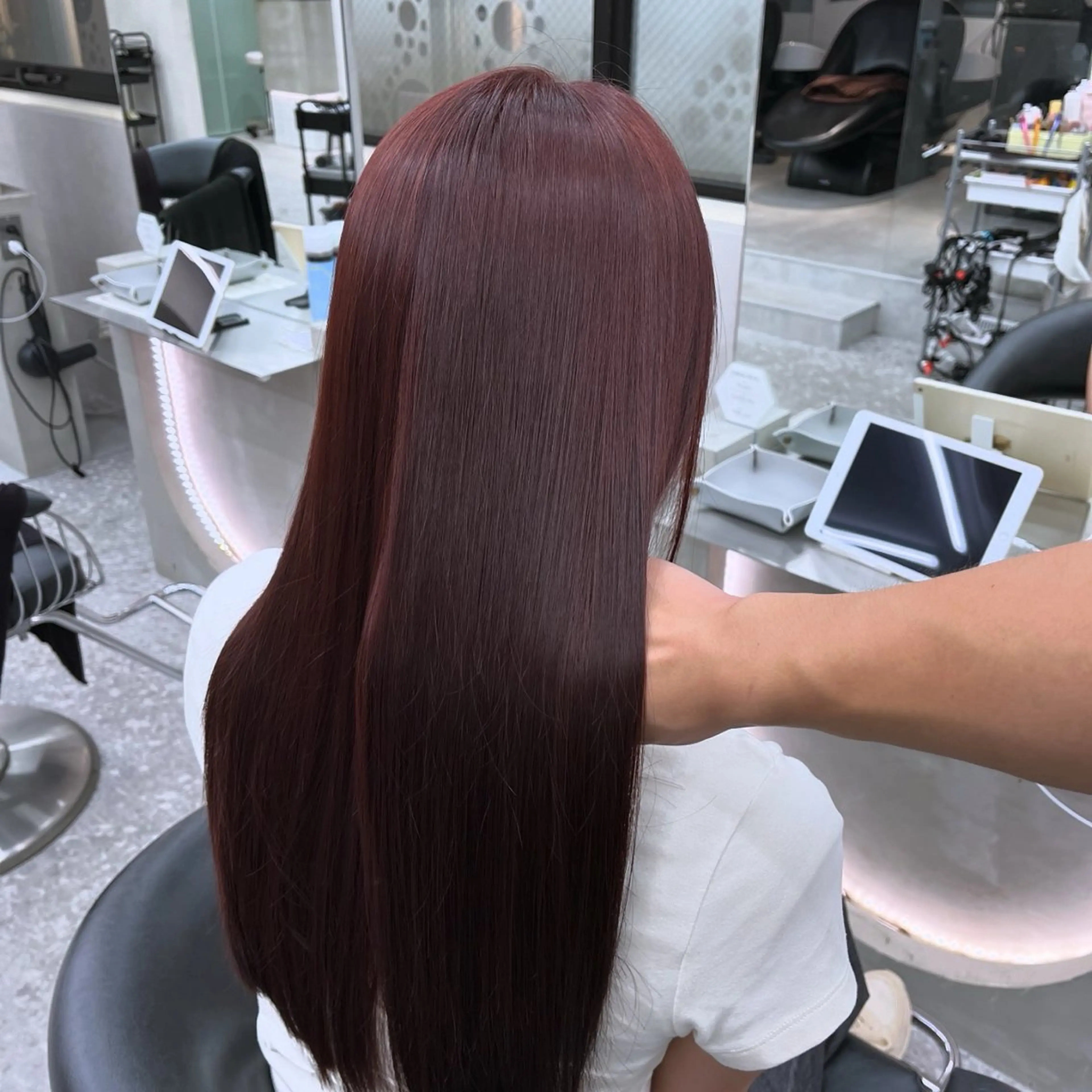 カラー 谷川が作る熊本1🥇 レイヤーカットのヘアスタイル