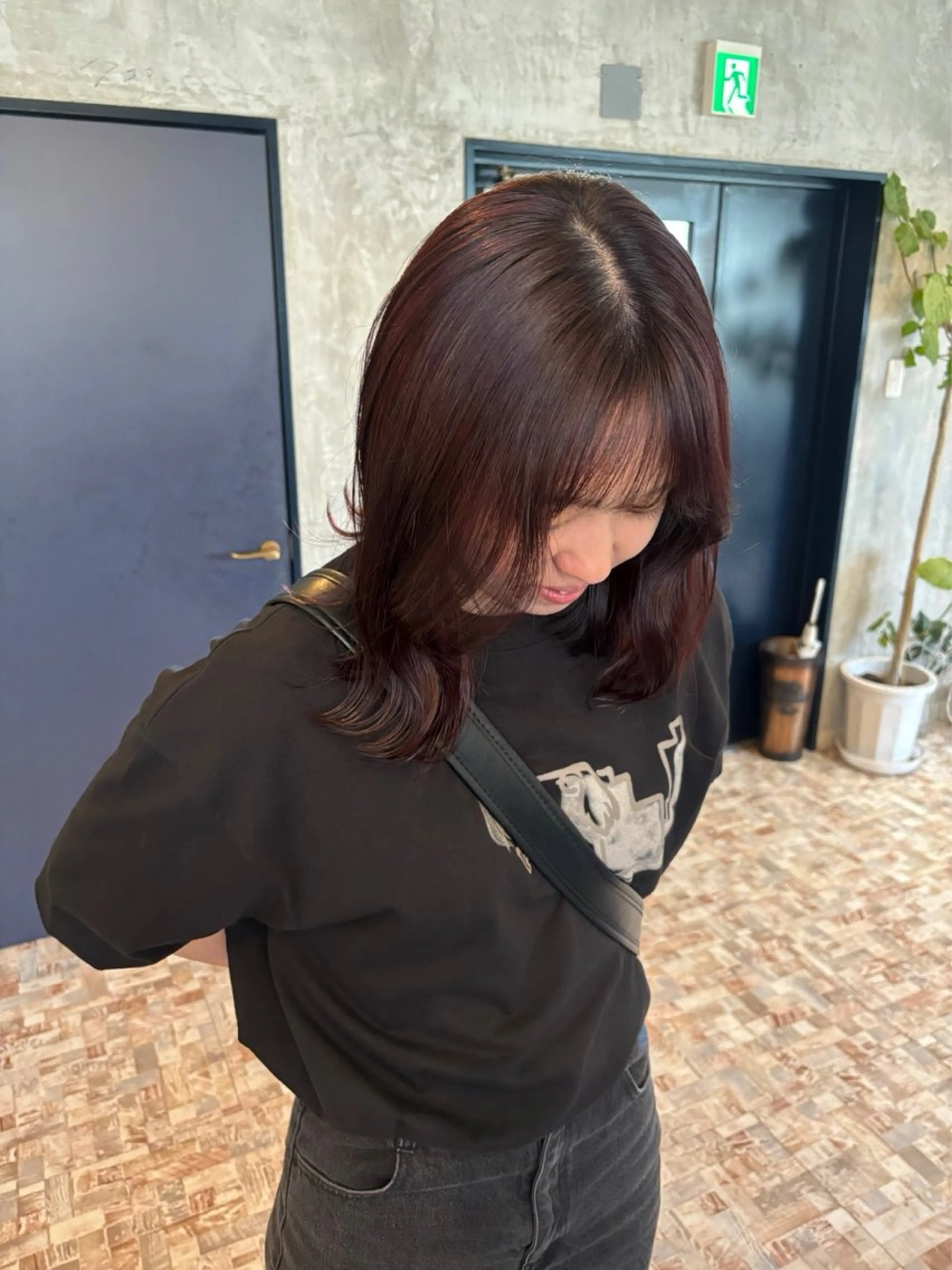 ミディアム カラー ヘアカラー botan🪷☆*。 レ ナのヘアスタイル