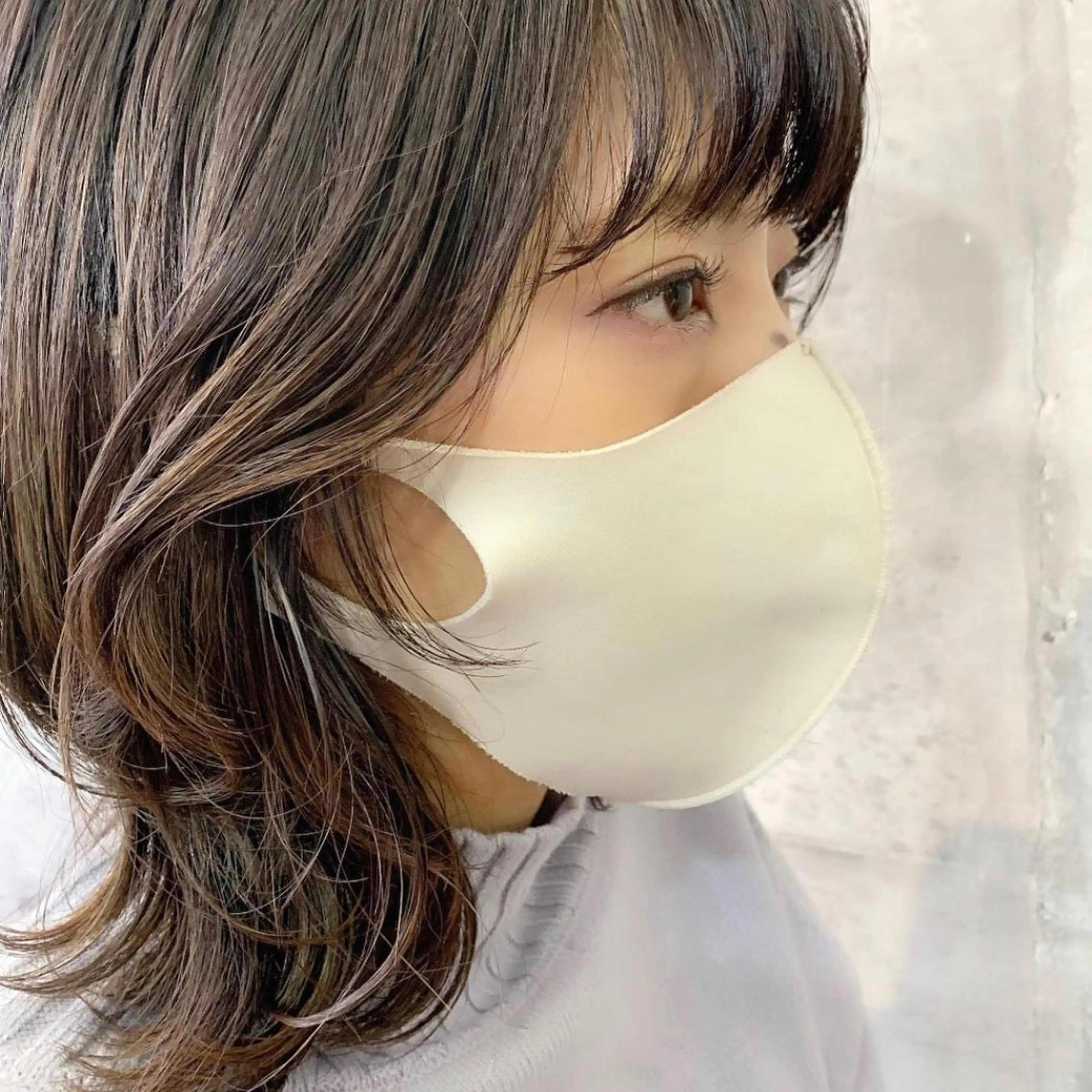 ミディアム カラー 韓国ヘア /男女☘️ 細江 美紅のヘアスタイル