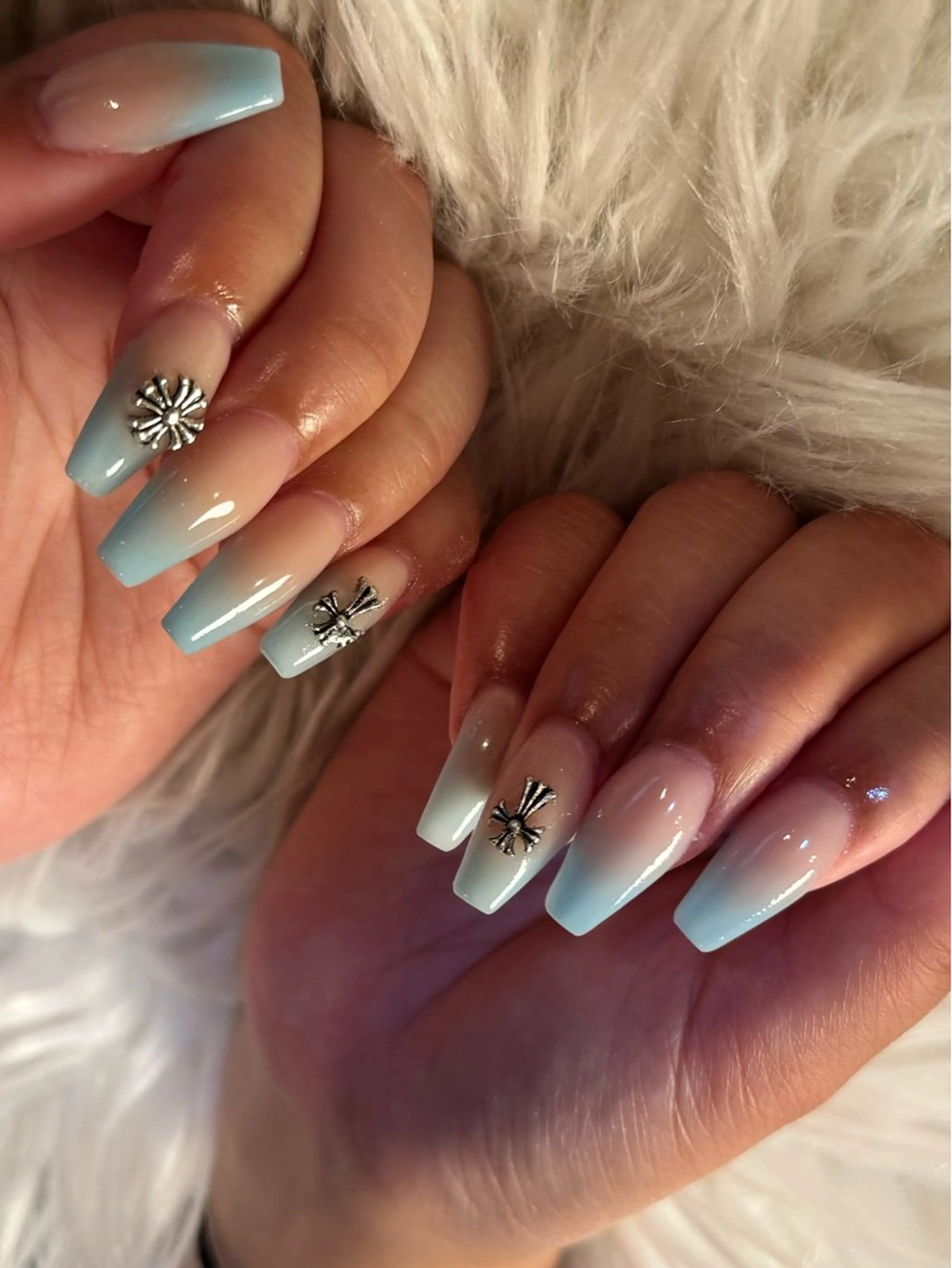 ロング LaLa Peach 崎原のネイルデザイン