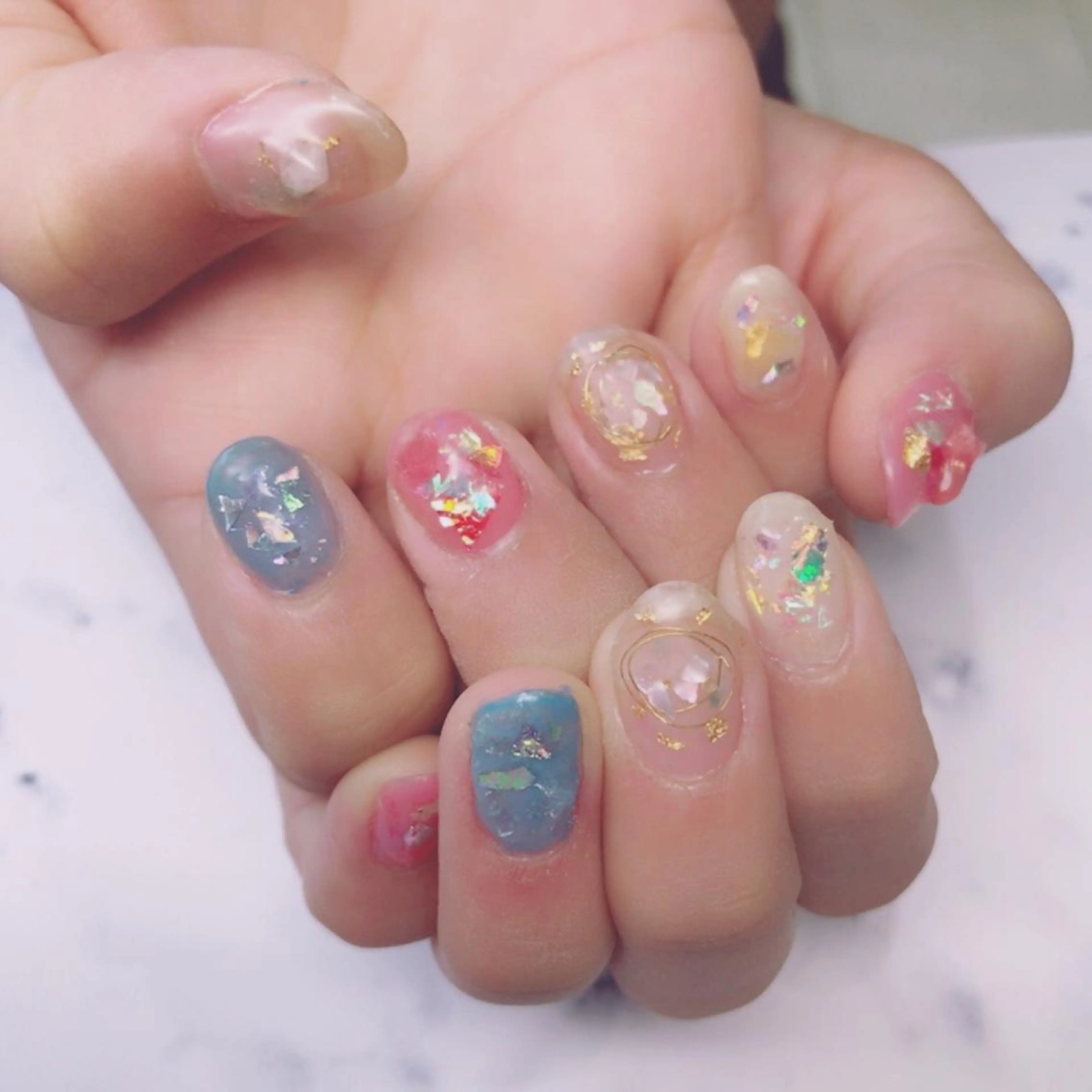 ネイル AMI ウルフパーマ/メンズのヘアスタイル